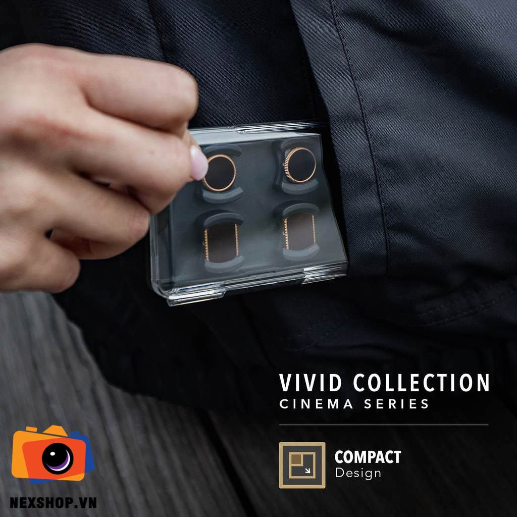 Kính lọc Osmo Pocket 2 - VIVID Collection - Cinema Series (ND4/PL, ND8/PL, ND16/PL) - PolarPro