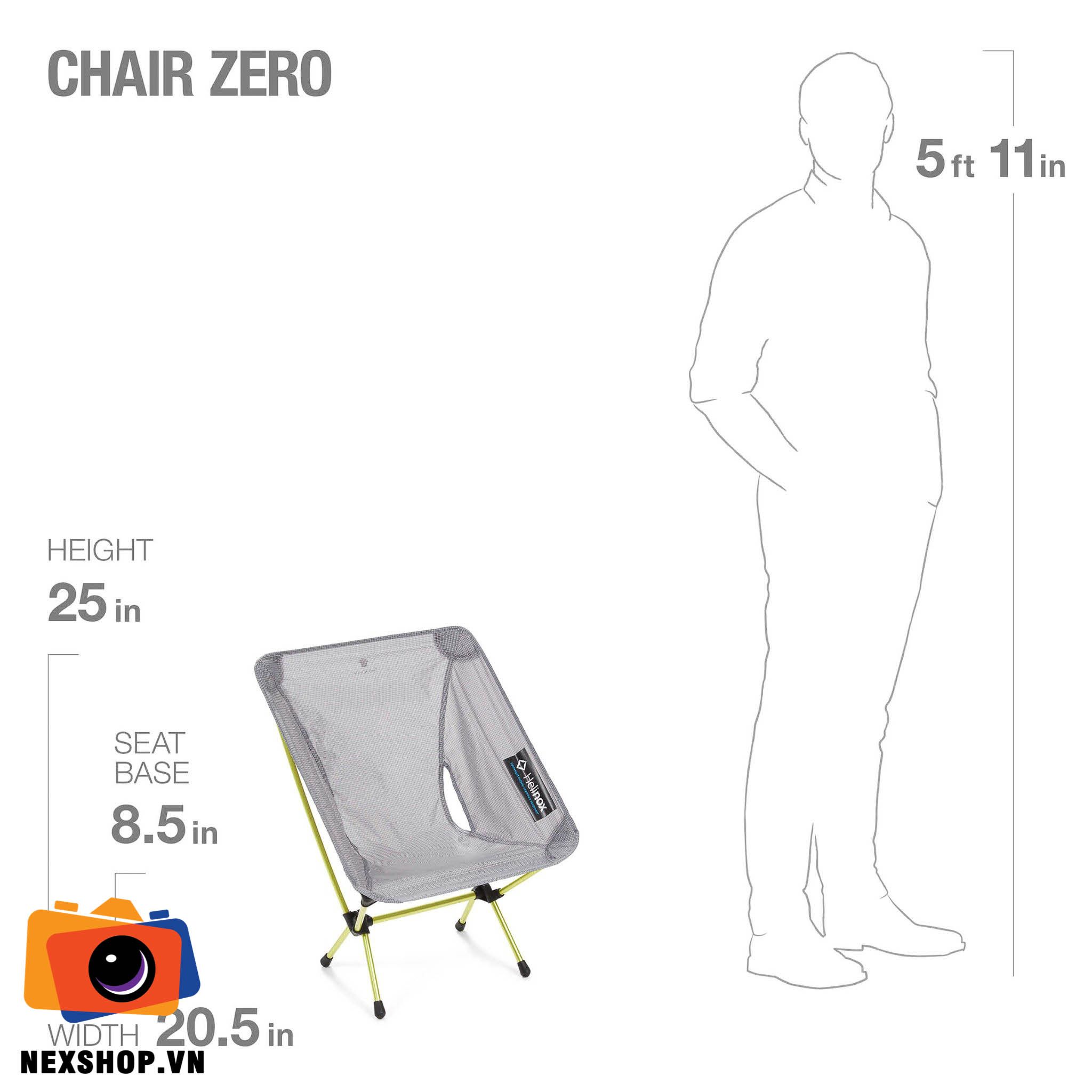Ghế Helinox Chair Zero Grey