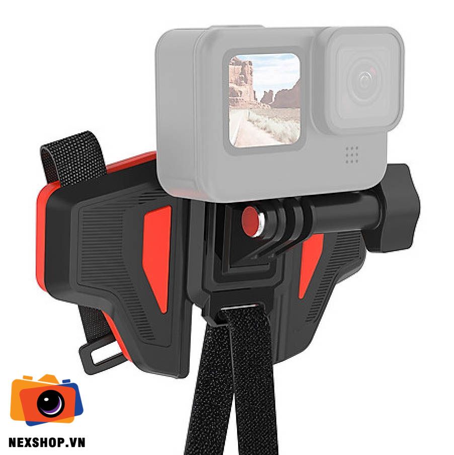 Bộ gắn cằm mũ bảo hiểm cho Gopro - Telesin