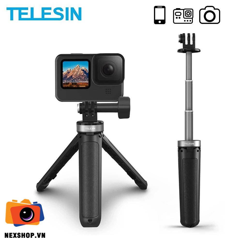 Tripod Mini Telesin | Nhẹ Nhàng, Ổn Định | Chính Hãng - khả năng kết nối thiết bị