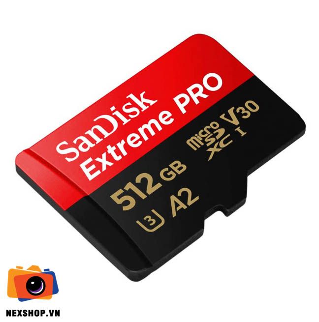 Thẻ nhớ SanDisk 512GB A2 200MB/s Extreme PRO microSD UHS-I Chính hãng