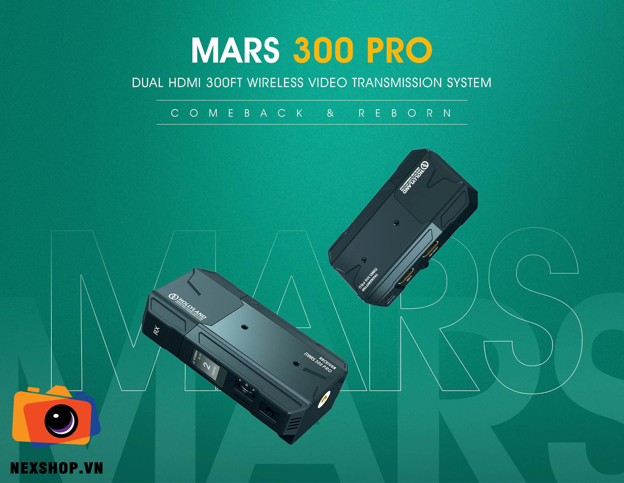 Bộ truyền video không dây HOLLYLAND MARS 300 PRO ENCHANCED