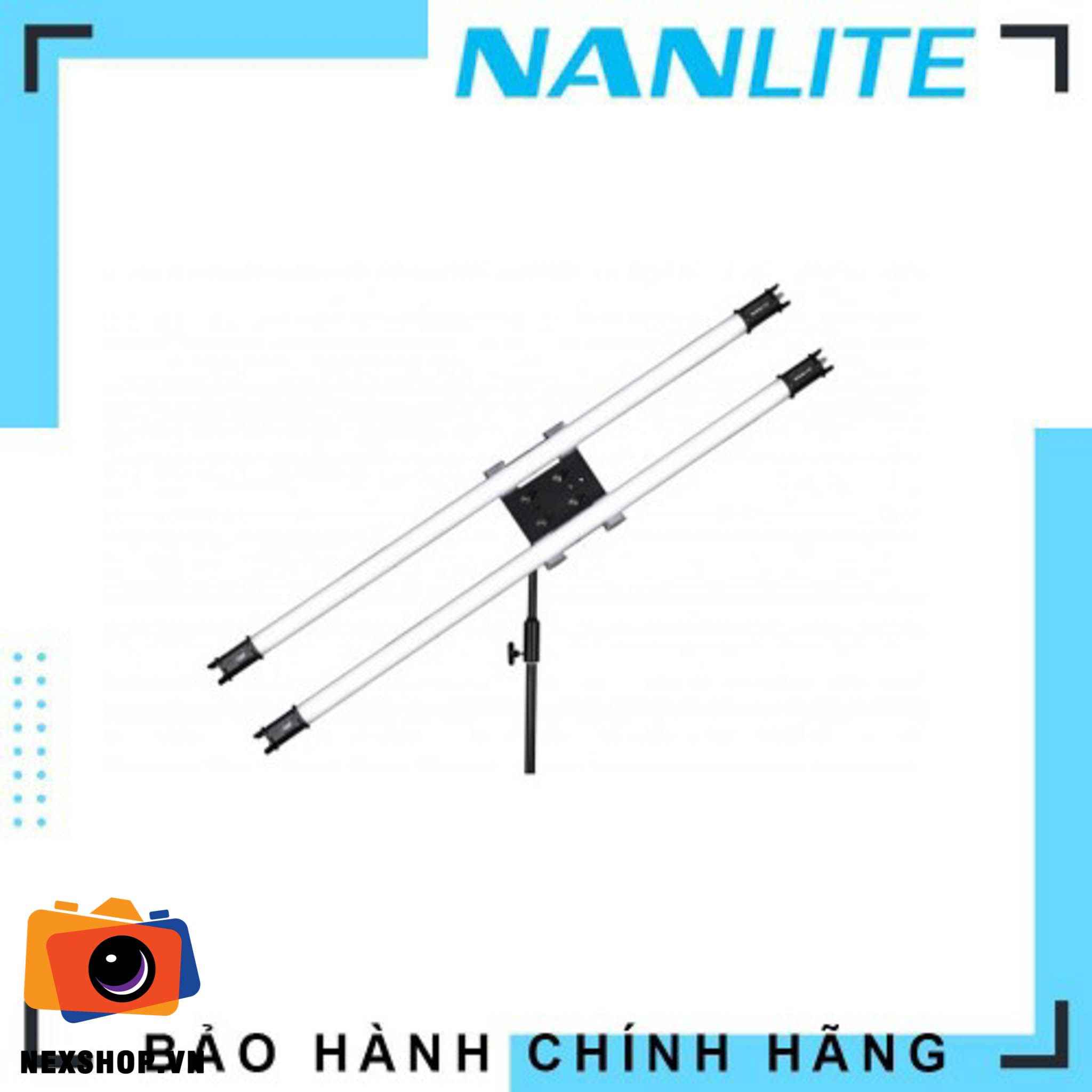Đèn ống Pavotube 15C 2KIT, nguốn ánh sáng mềm, thiết kế thon gọn, đẹp mắt, thích hợp cho quay phim chụp hình - NANLite