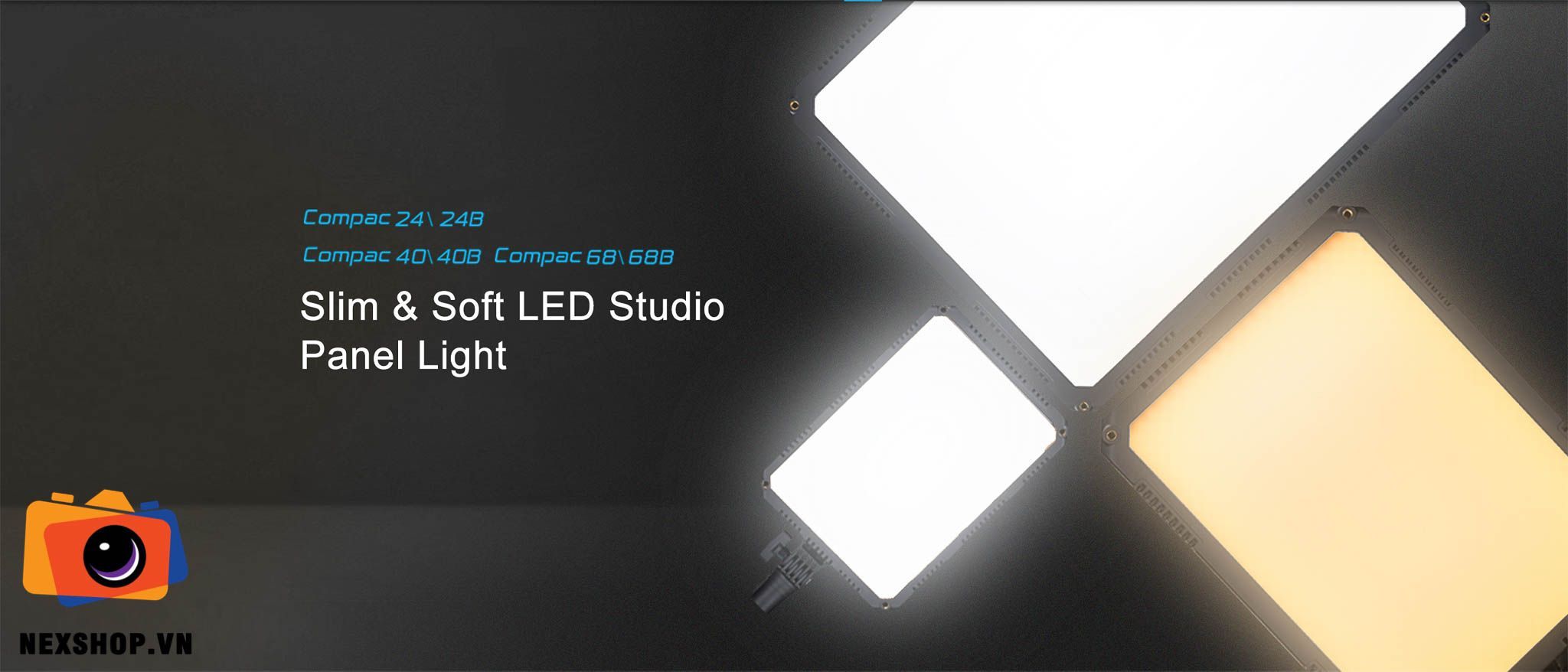 NANLite- Đèn Led nhiếp ảnh Compac 68 LED Studio Light (FN321)