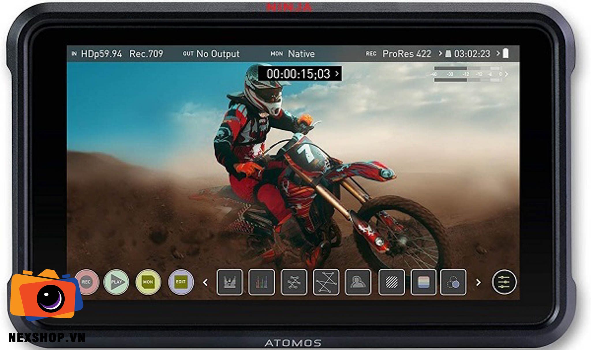 Màn hình Atomos Ninja V Pro Kit Chính hãng | FullVAT - khả năng kết nối thiết bị
