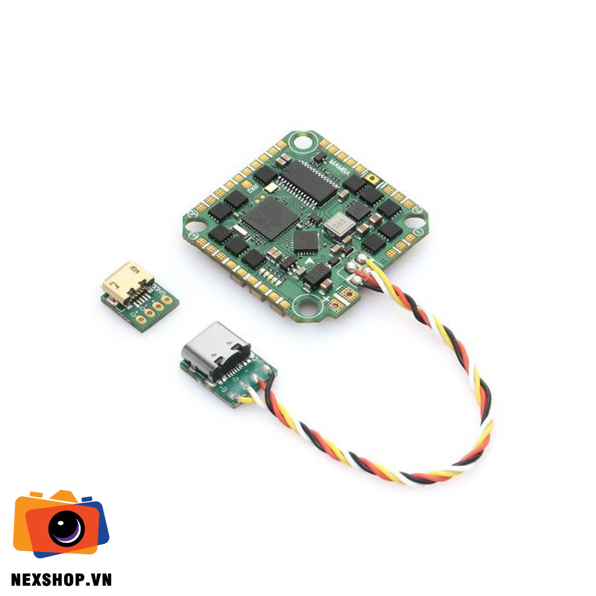 Mamba F411 25A AIO MK2 4S 8bit (Extennal USB) | Chính hãng - cấu hình hộp sạc