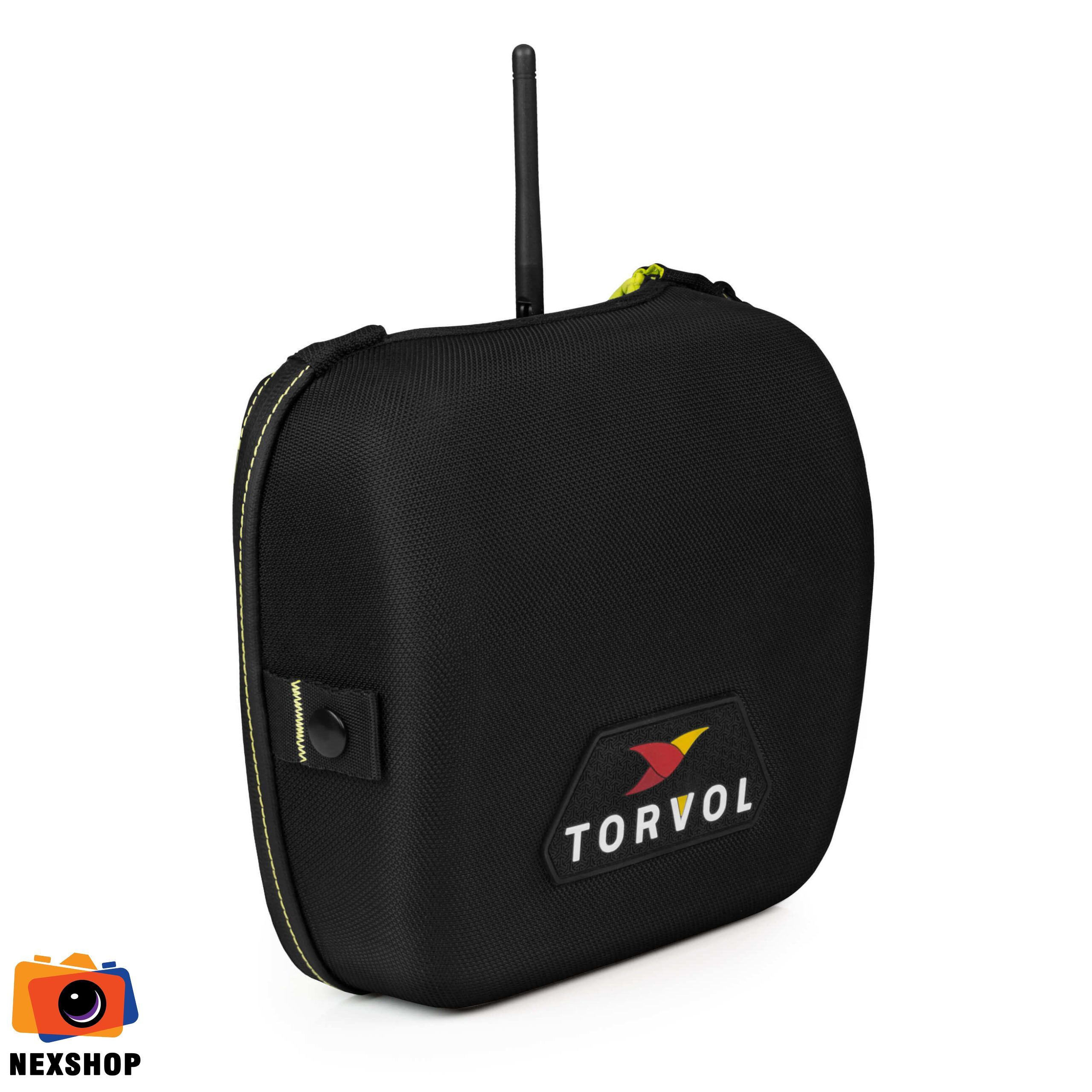 Túi đựng tai điều khiển Torvol Freestyle Transmitter Case | Chính - mặt sau và phụ kiện đi kèm