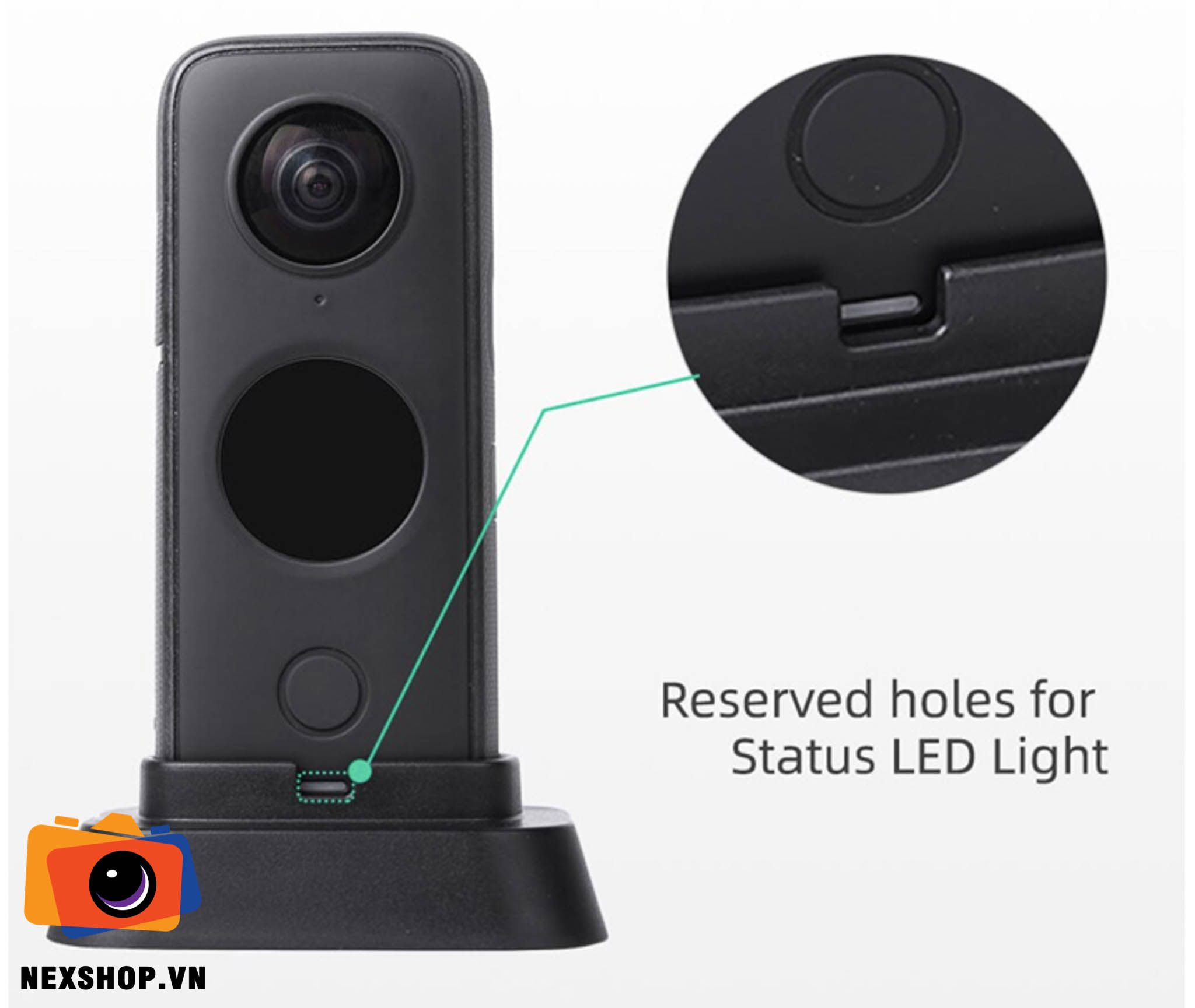 Đế đế bàn Insta360 One X2 Sunnylife | Nhập khẩu