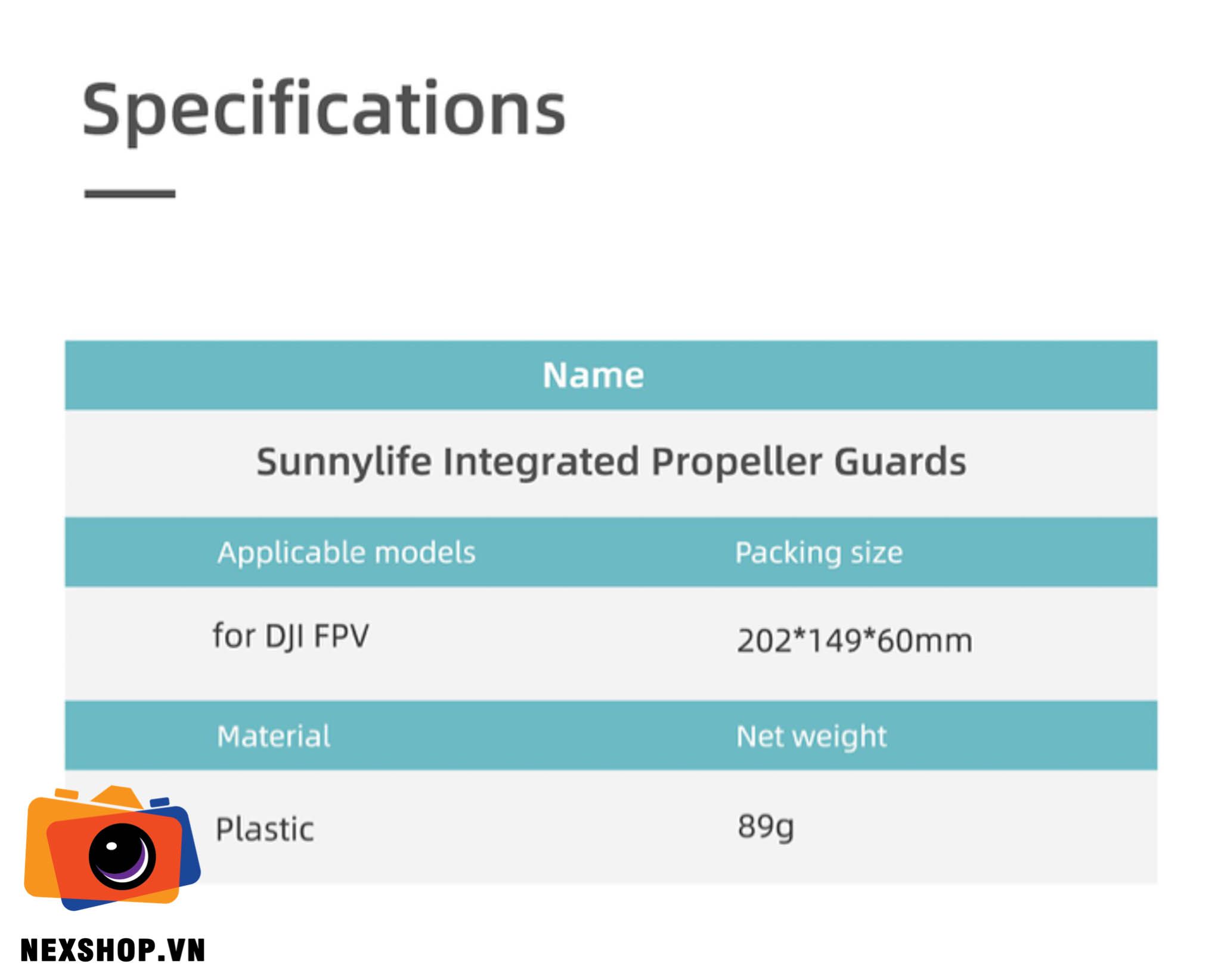 Bộ bảo vệ cánh Sunnylife cho DJI FPV | Chính hãng - cấu hình hộp sạc