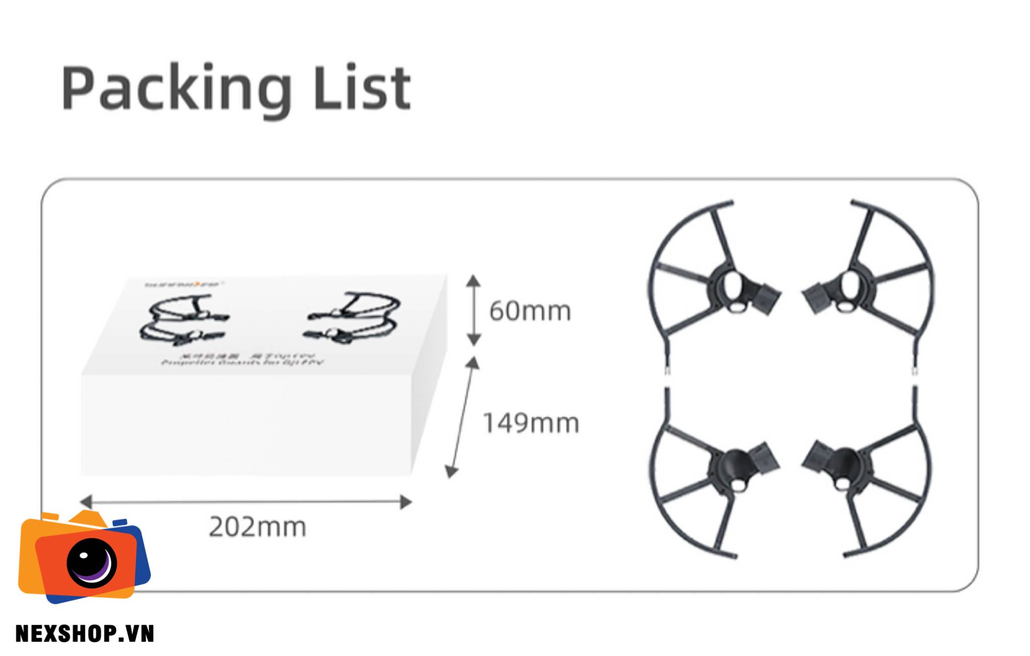 Bộ bảo vệ cánh Sunnylife cho DJI FPV | Chính hãng - thiết kế và phụ kiện