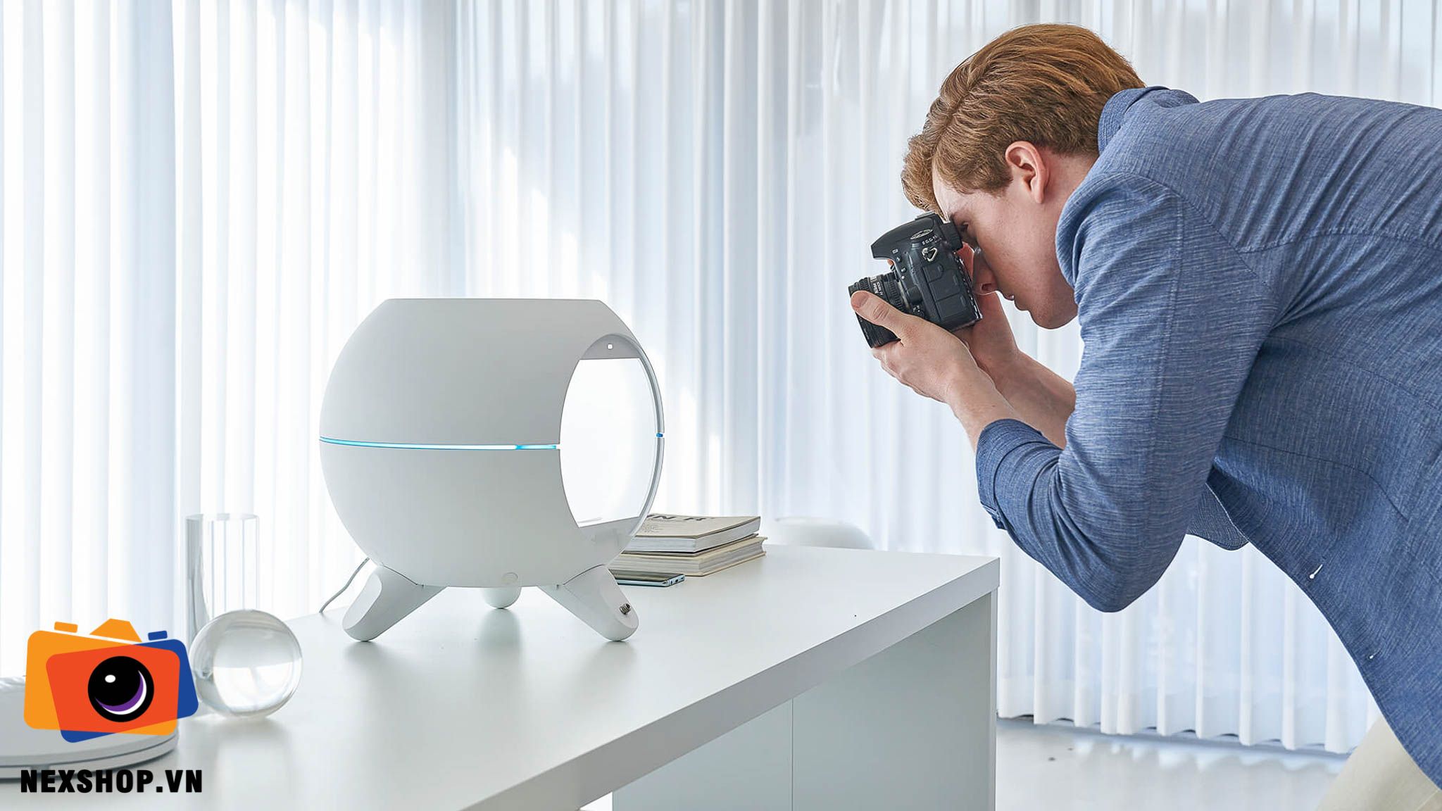 Hộp Chụp Sản Phẩm Foldio360 Smart Dome | Chính Hãng - khả năng kết nối thiết bị