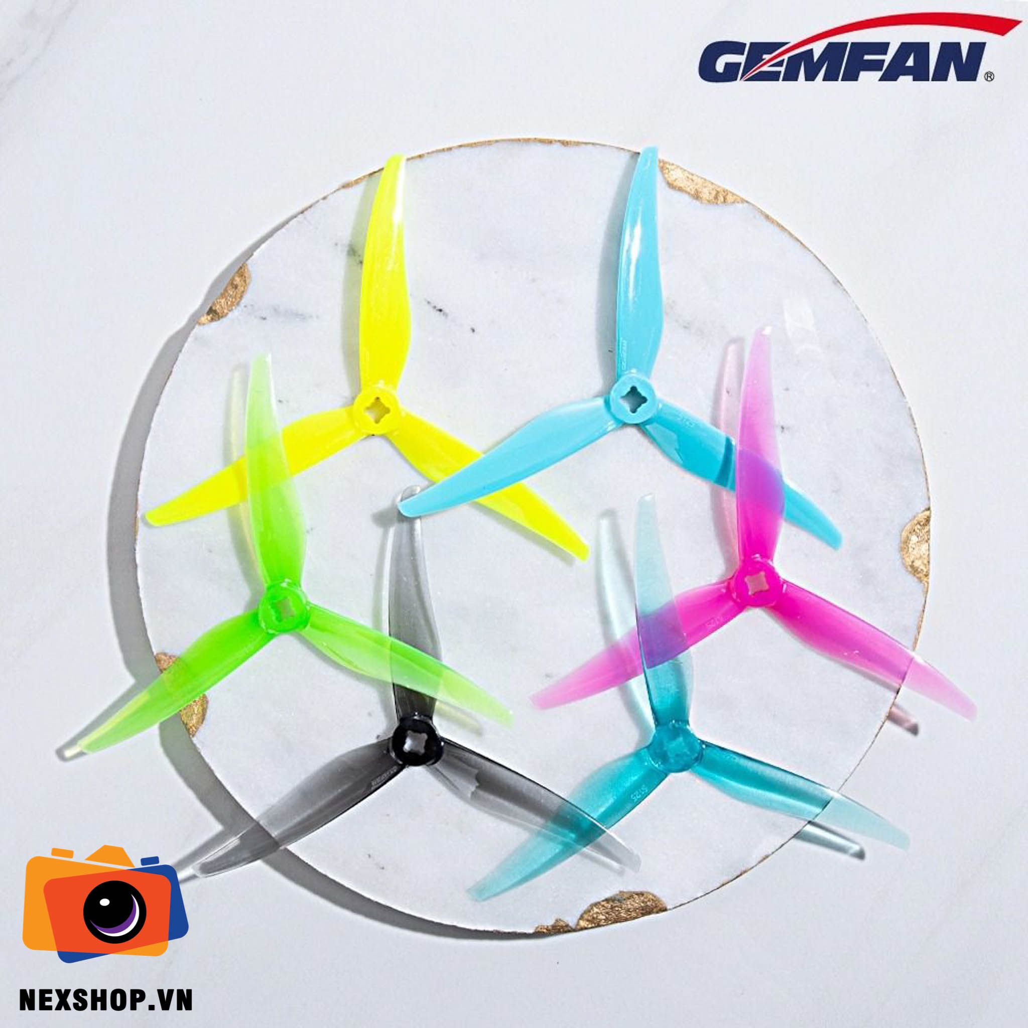 GEMFAN SL 5125 Durable 3 Blade 1.5mm&M5 | Green