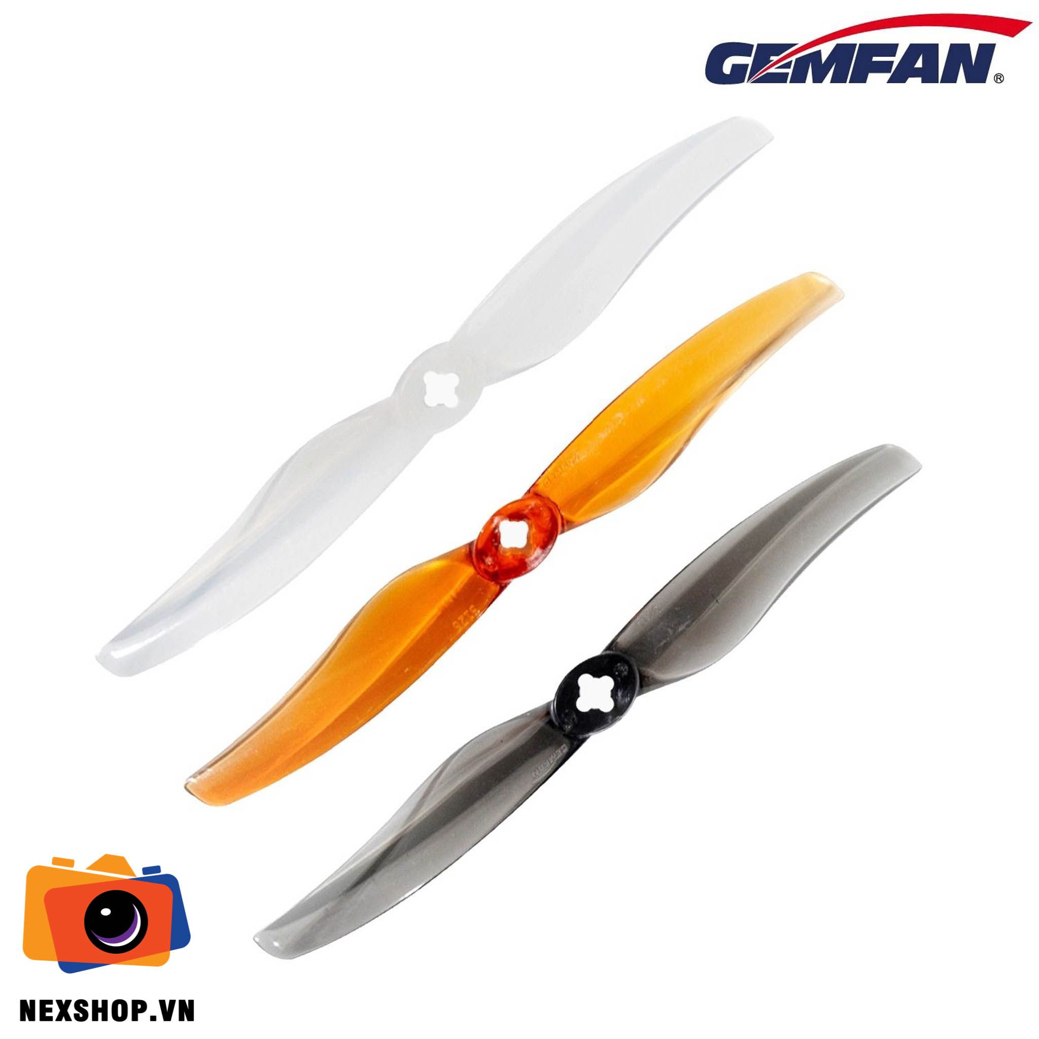 Gemfan LR Durable 2 Blade 1.5mm&M5 LR 5126 | Milk White