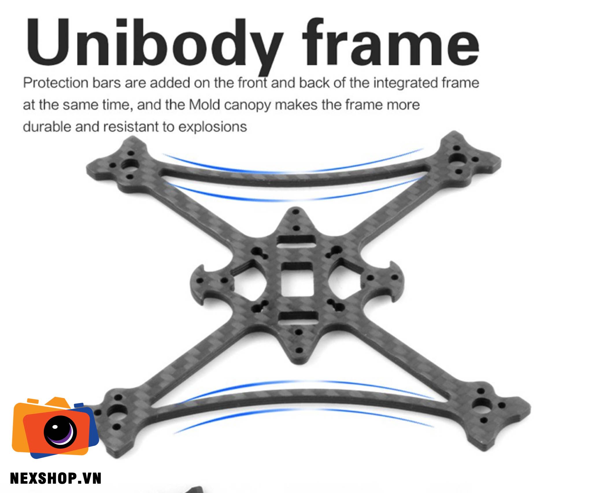 HGLRC Petrel 120X 3 Inches Toothpick FPV Racing Frame 2mm/3mm Bottom plate Frame Kit