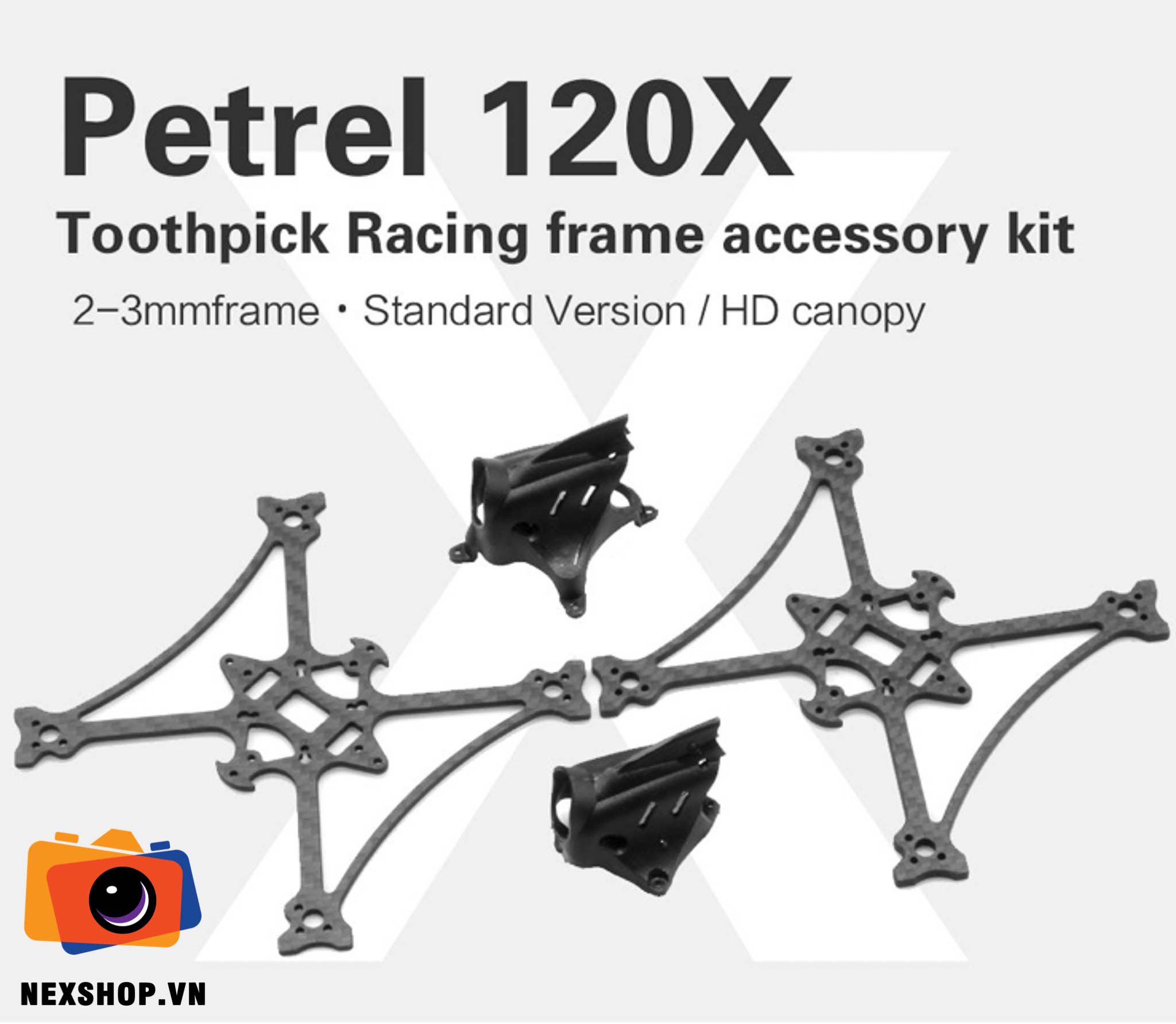 HGLRC Petrel 120X 3 Inches Toothpick FPV Racing Frame 2mm/3mm Bottom plate Frame Kit