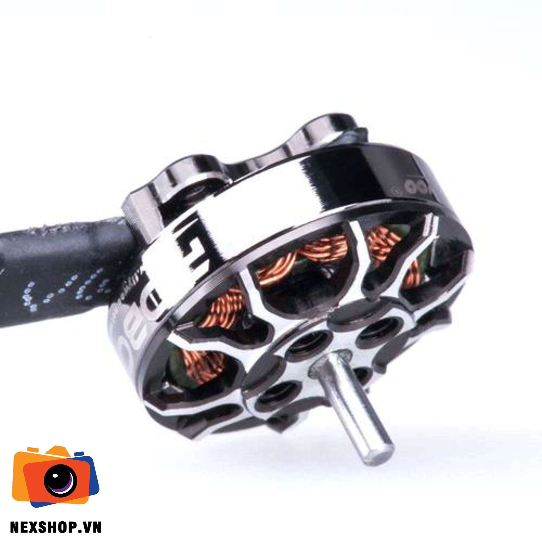 Flywoo Robo RB 1202.5 Motor 5500KV 3-4S | Chính hãng - mặt sau và phụ kiện đi kèm