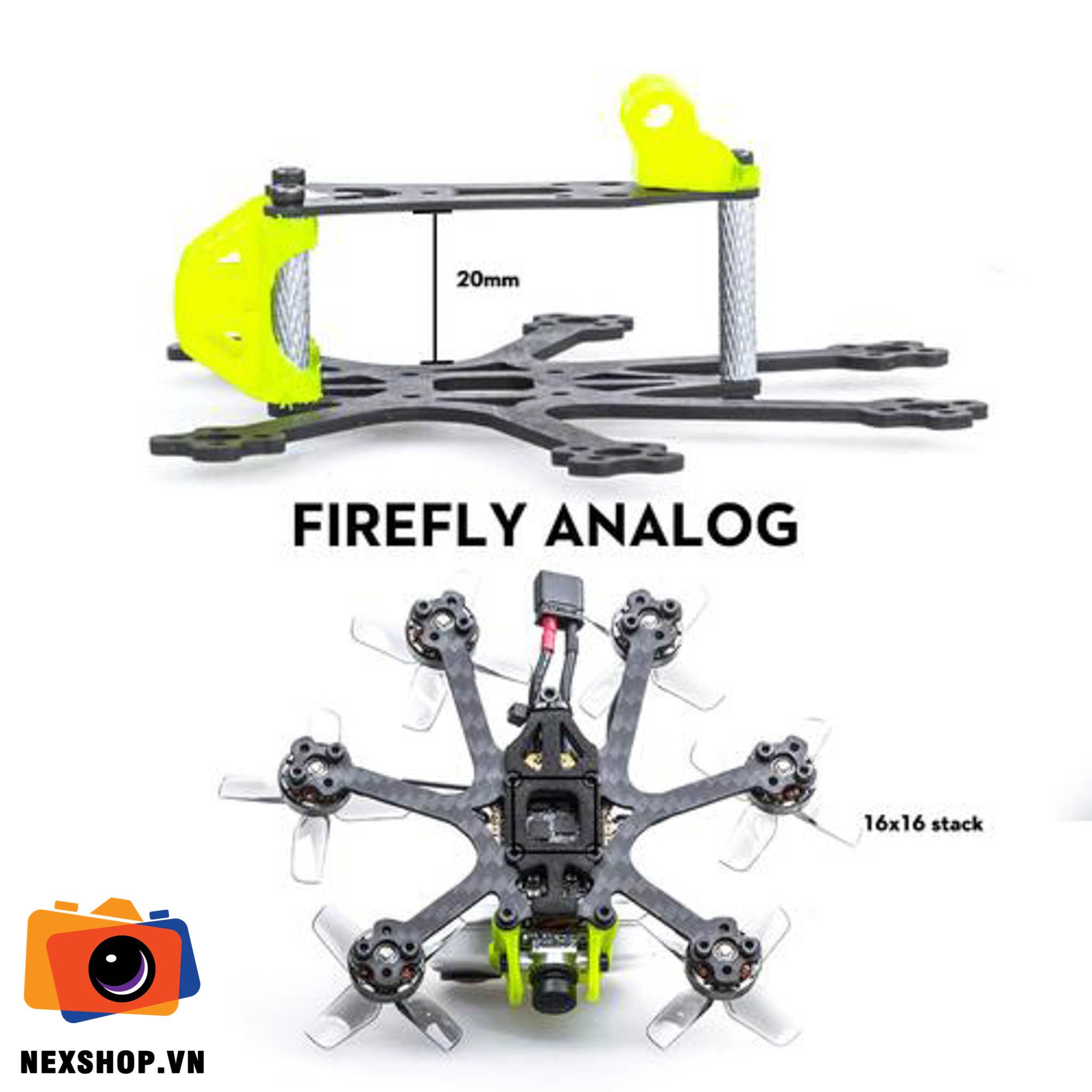 Flywoo Firely Hex Nano Frame Analog