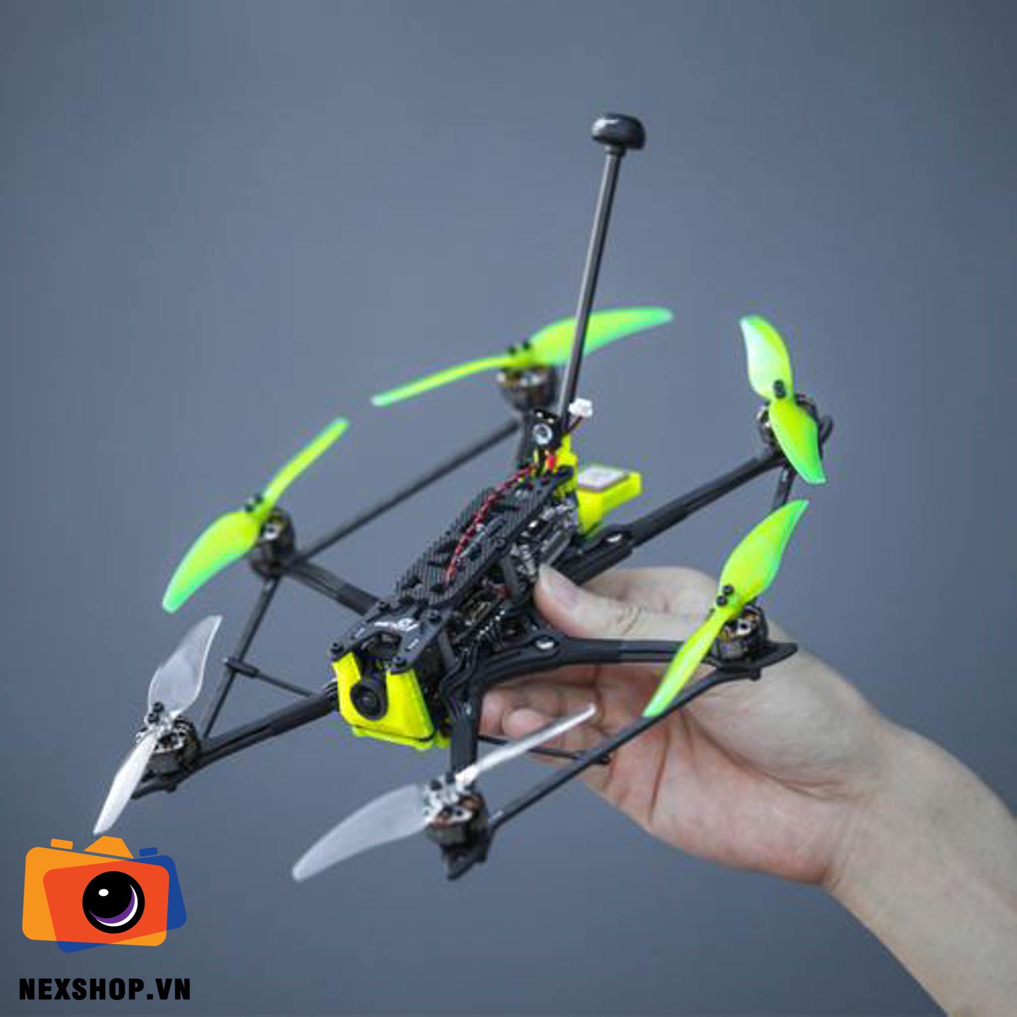 Flywoo Hexplorer LR Vista/Nebula Pro PNP (F745) | Chính hãng - mặt sau và phụ kiện đi kèm