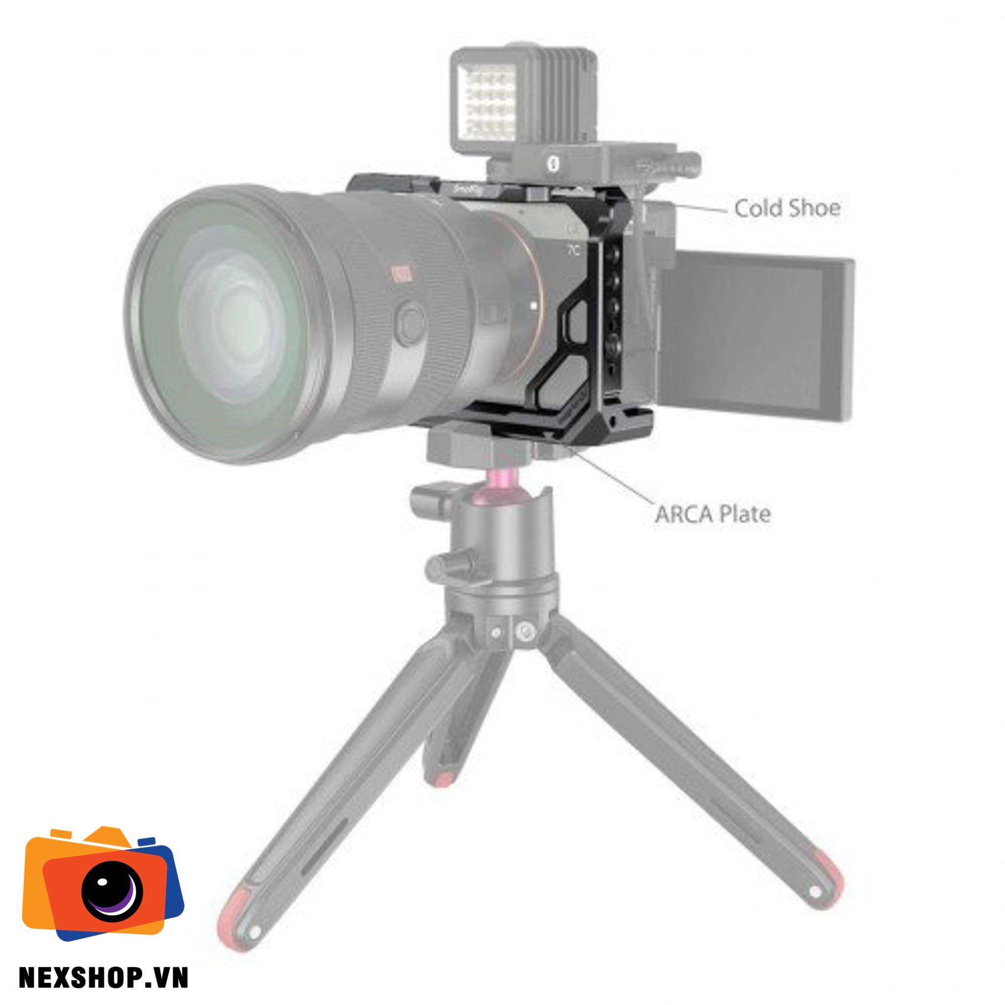 SmallRig Cage for Sony A7C 3081 | Phụ kiện chính hãng | FullVAT - khả năng kết nối thiết bị