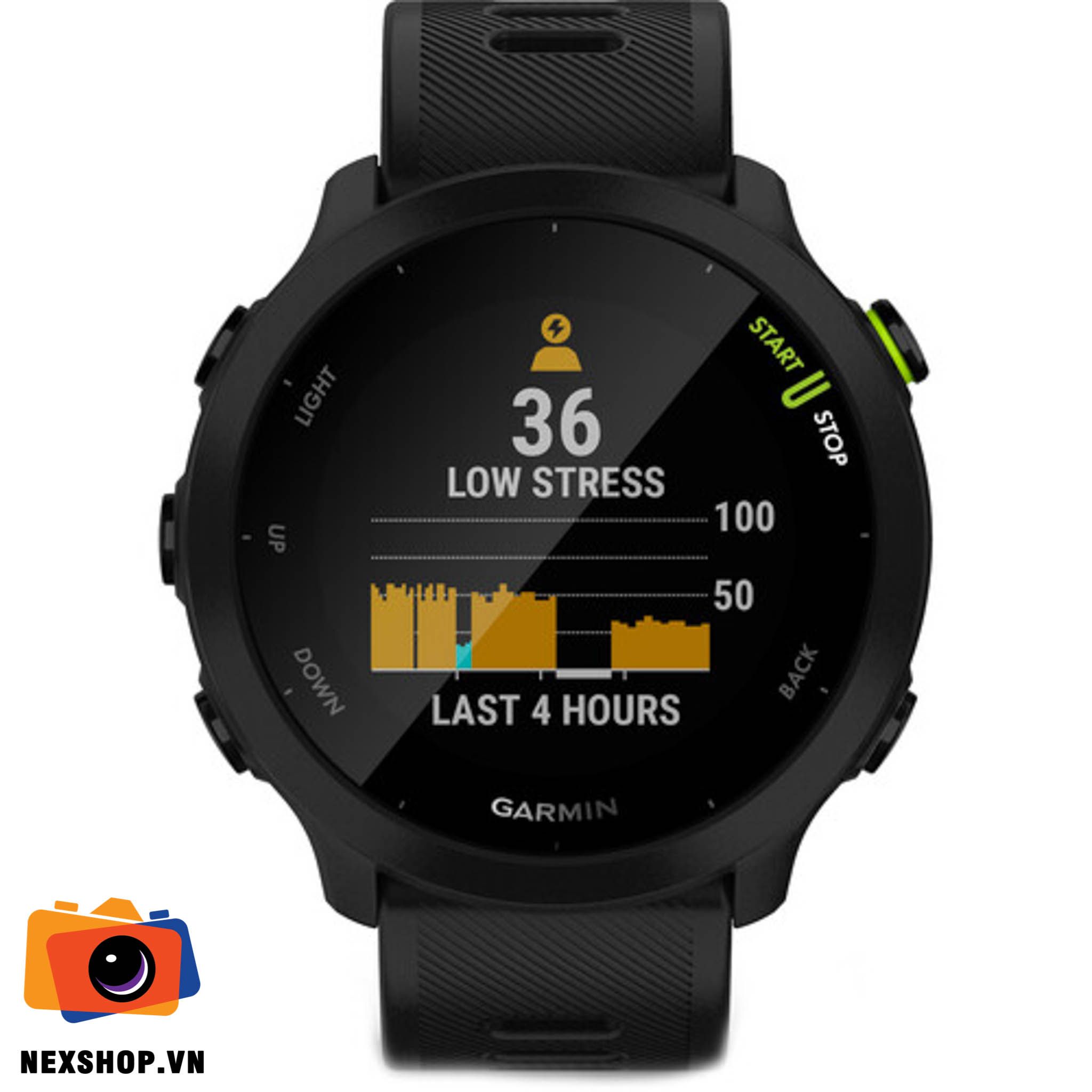 Đồng hồ thể thao Garmin Forerunner 55 | Đen | Chính hãng FPT