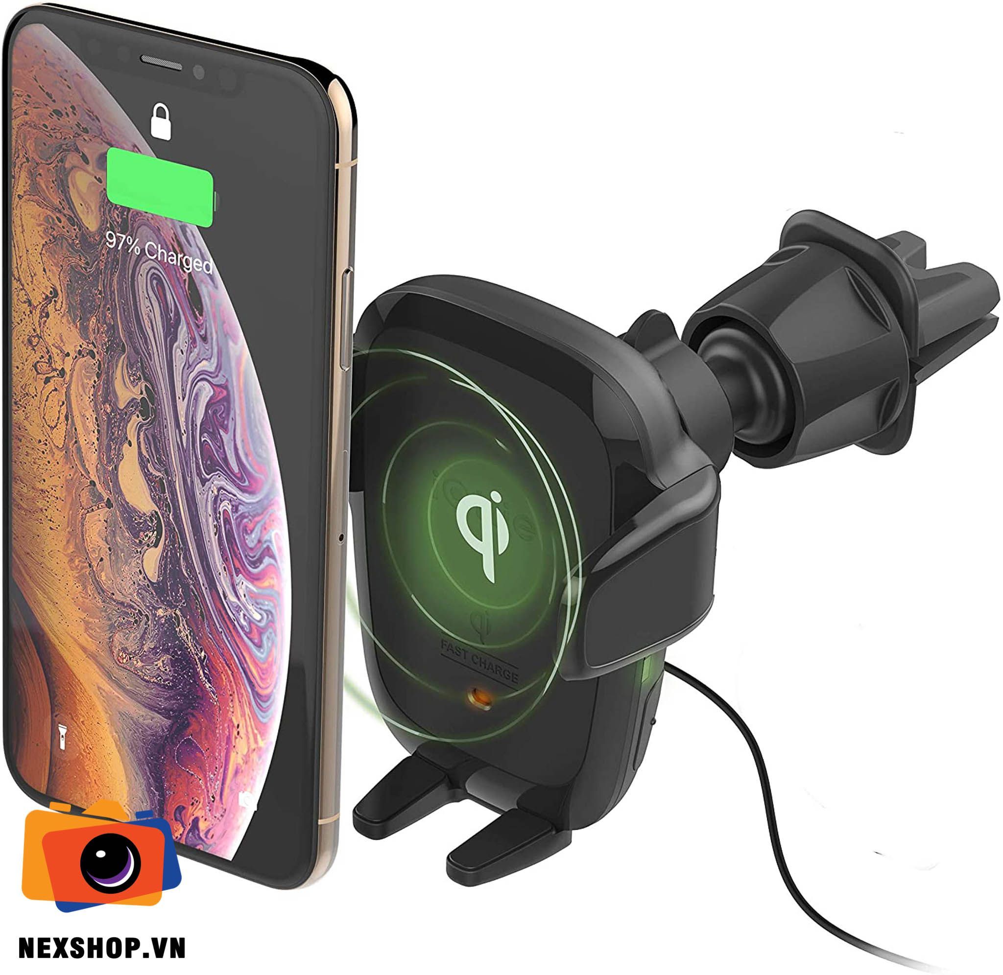 Đế sạc không dây xe hơi iOttie Auto Sense Automatic Smartphone | Phiên bản cài vào khe ổ đĩa CD | Chính hãng