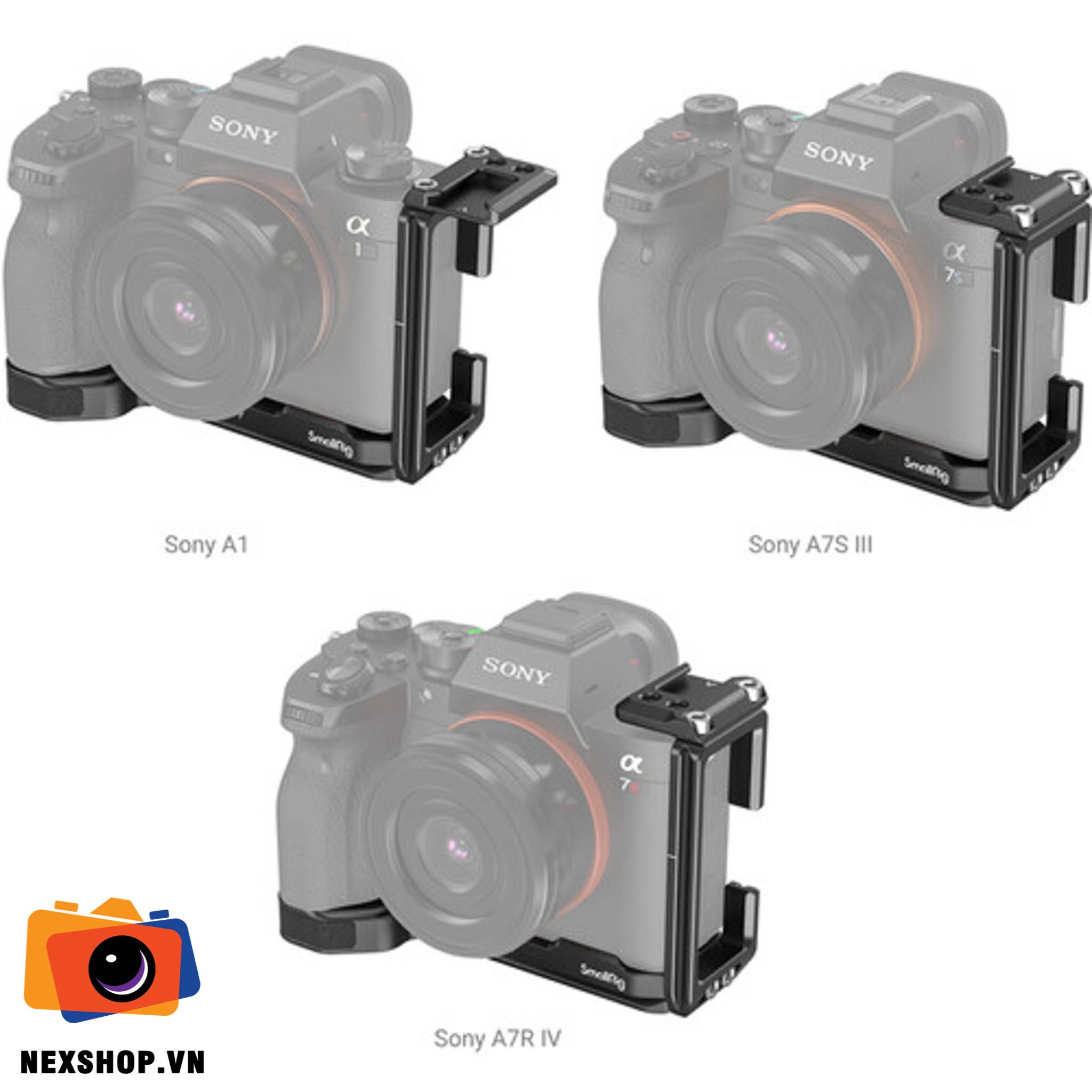 SmallRig Arca-type L Bracket for Sony A1&A7S III&A7R IV&A 9 II 3207 | Nhập khẩu