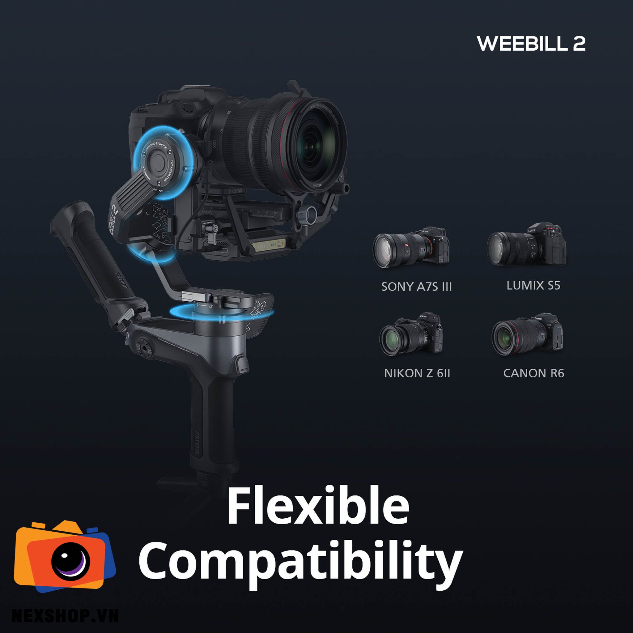 Gimbal chống rung Zhiyun Weebill 2 | Hàng chính hãng