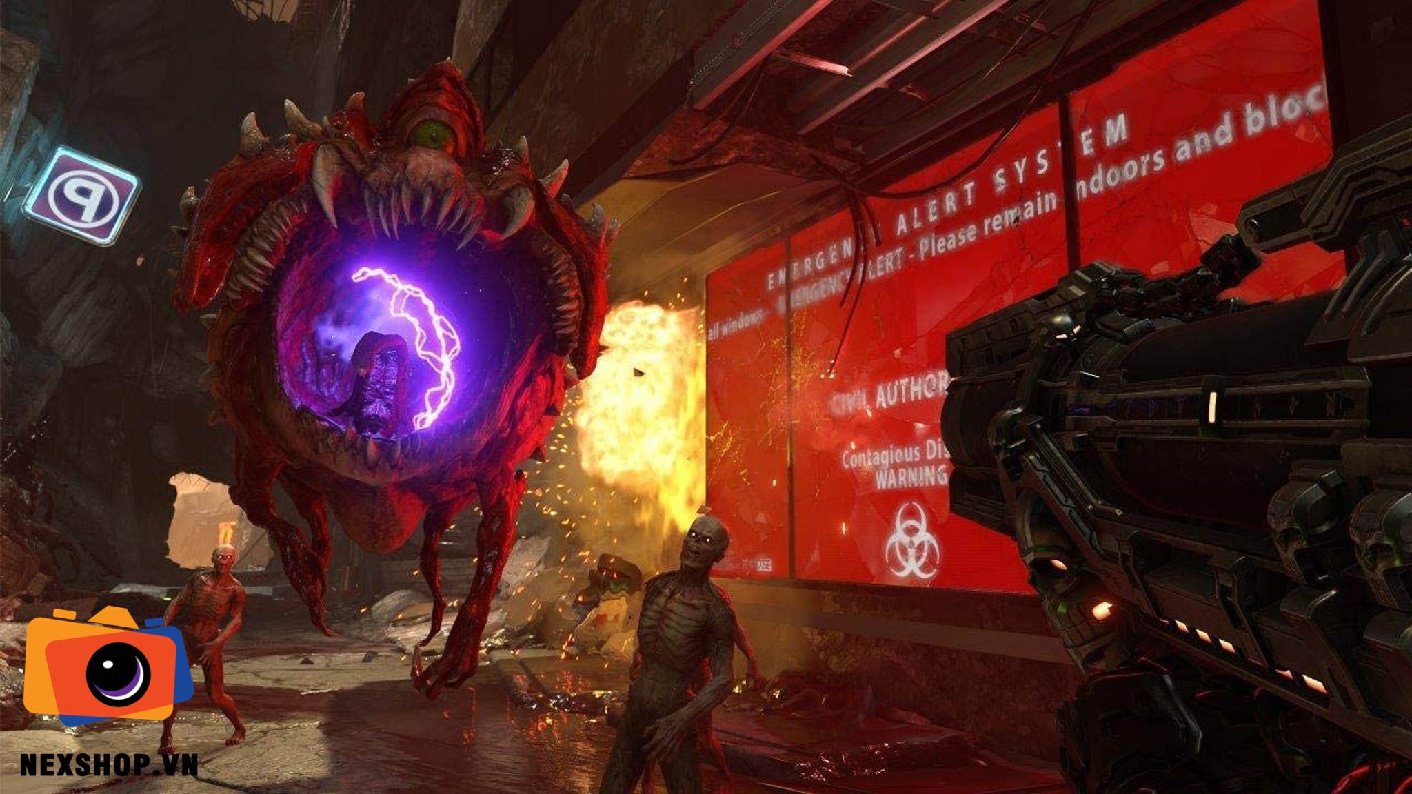 Đĩa games PS4 DOOM Eternal | PS4 | Hệ US