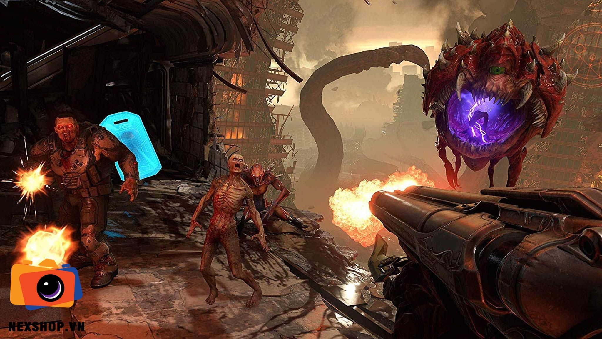 Đĩa games PS4 DOOM Eternal | PS4 | Hệ US