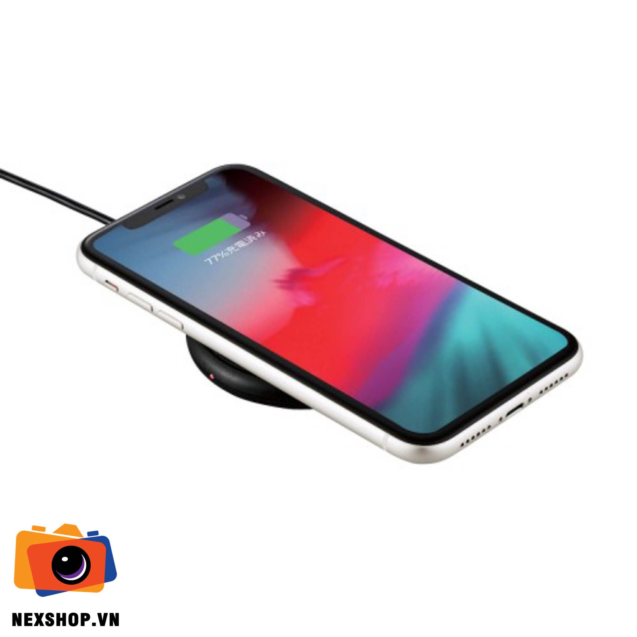 Đế sạc không dây Elecom 5W | Chính hãng - mặt sau và phụ kiện đi kèm