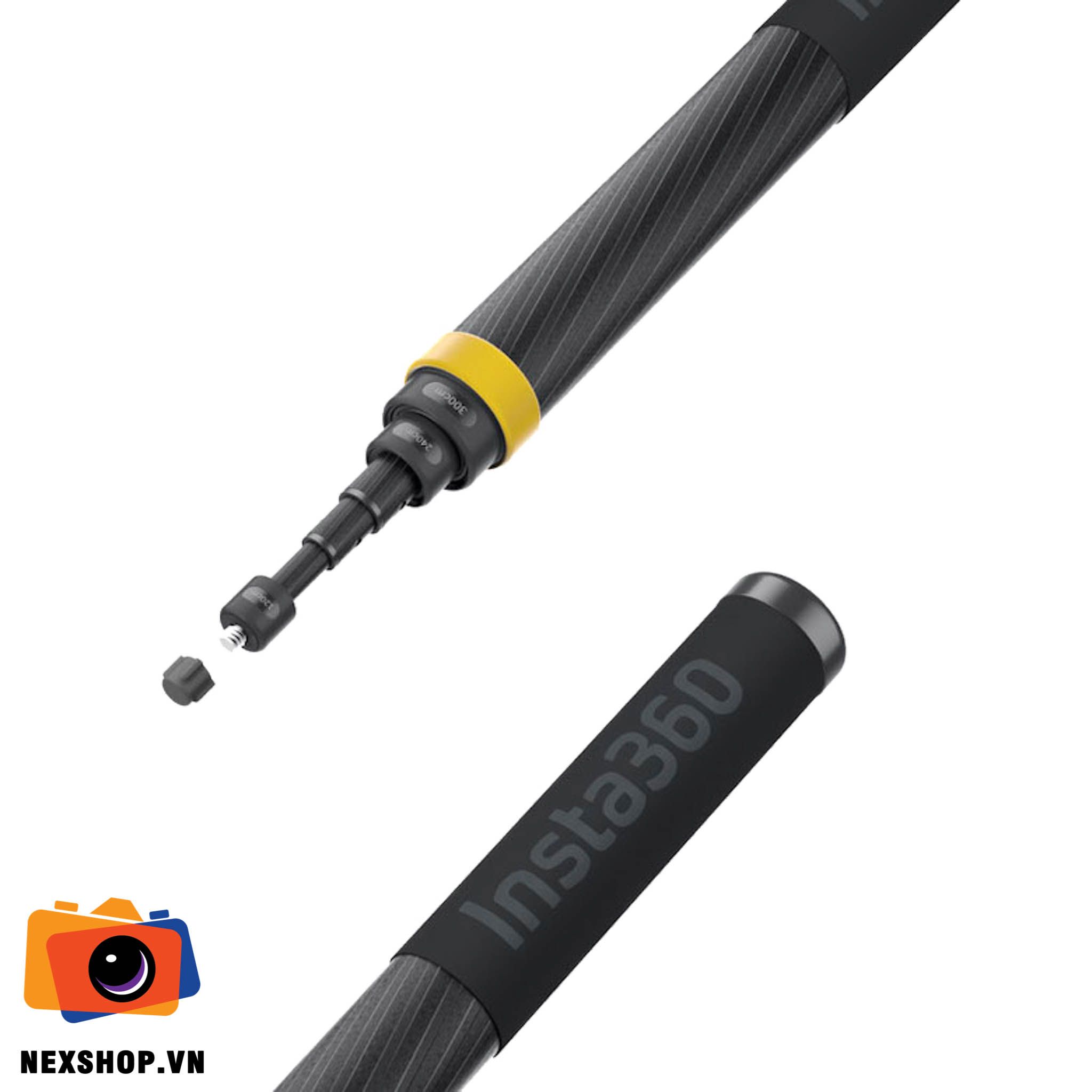 Gậy kéo dài Insta360 3m Extended Edition | Chính hãng - cấu hình hộp sạc