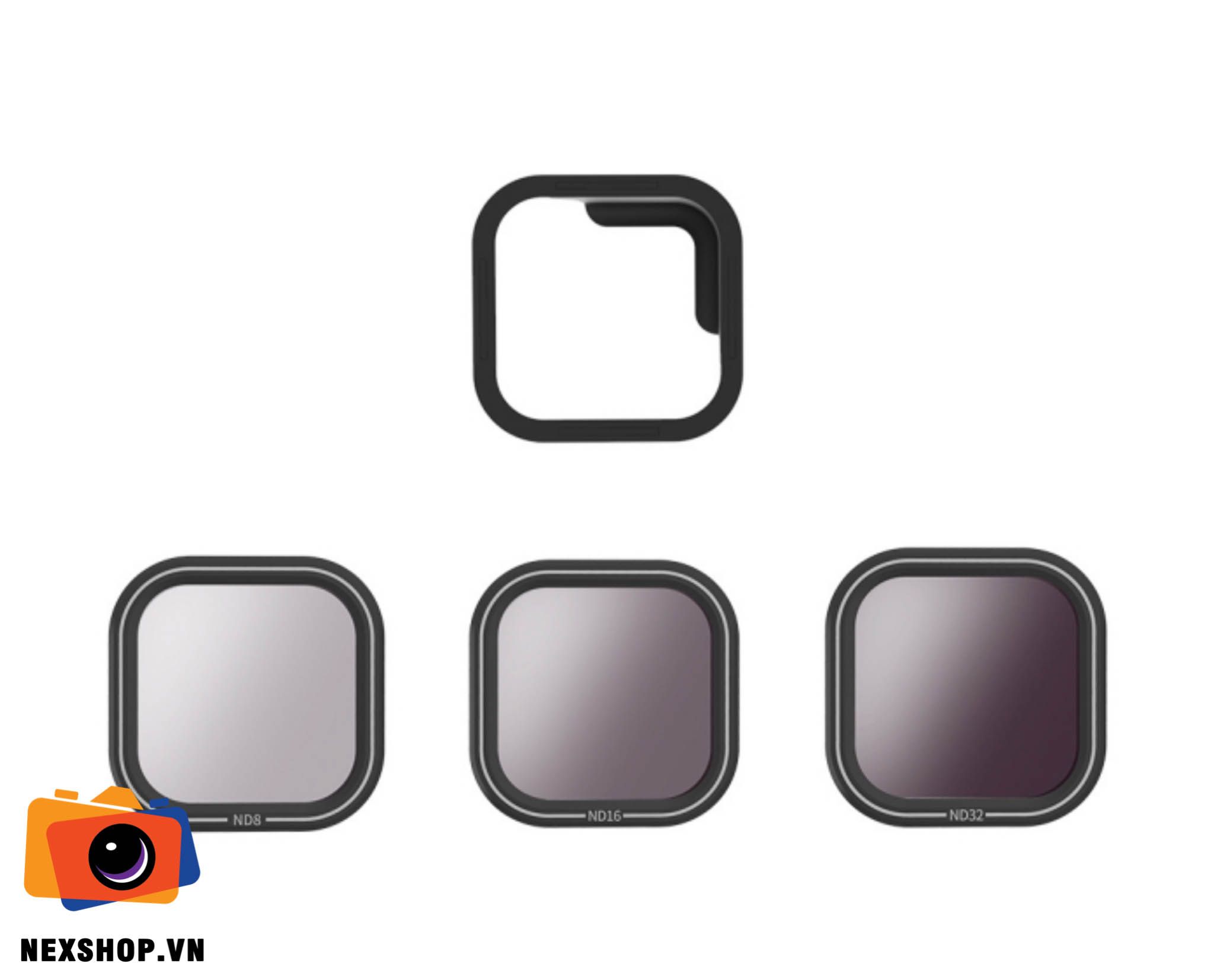 Bộ 3 filter ND8/ND16/ND32 cho GoPro Hero 8 Black | Chính hãng Telesin