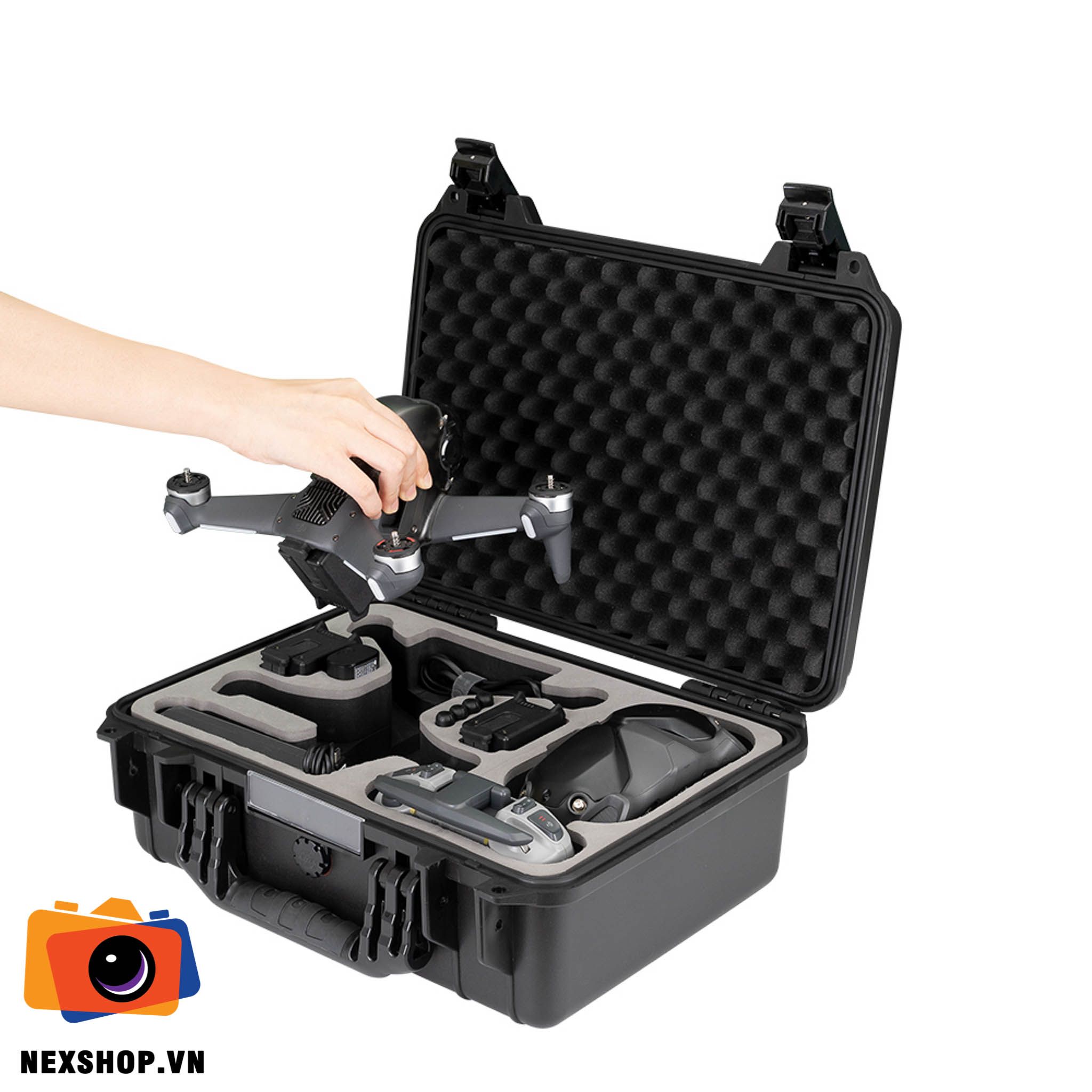 Valy chống shock chống nước DJI FPV (Waterproof, dustproof, shockproof — Telesin chính hãng tại NexShop
