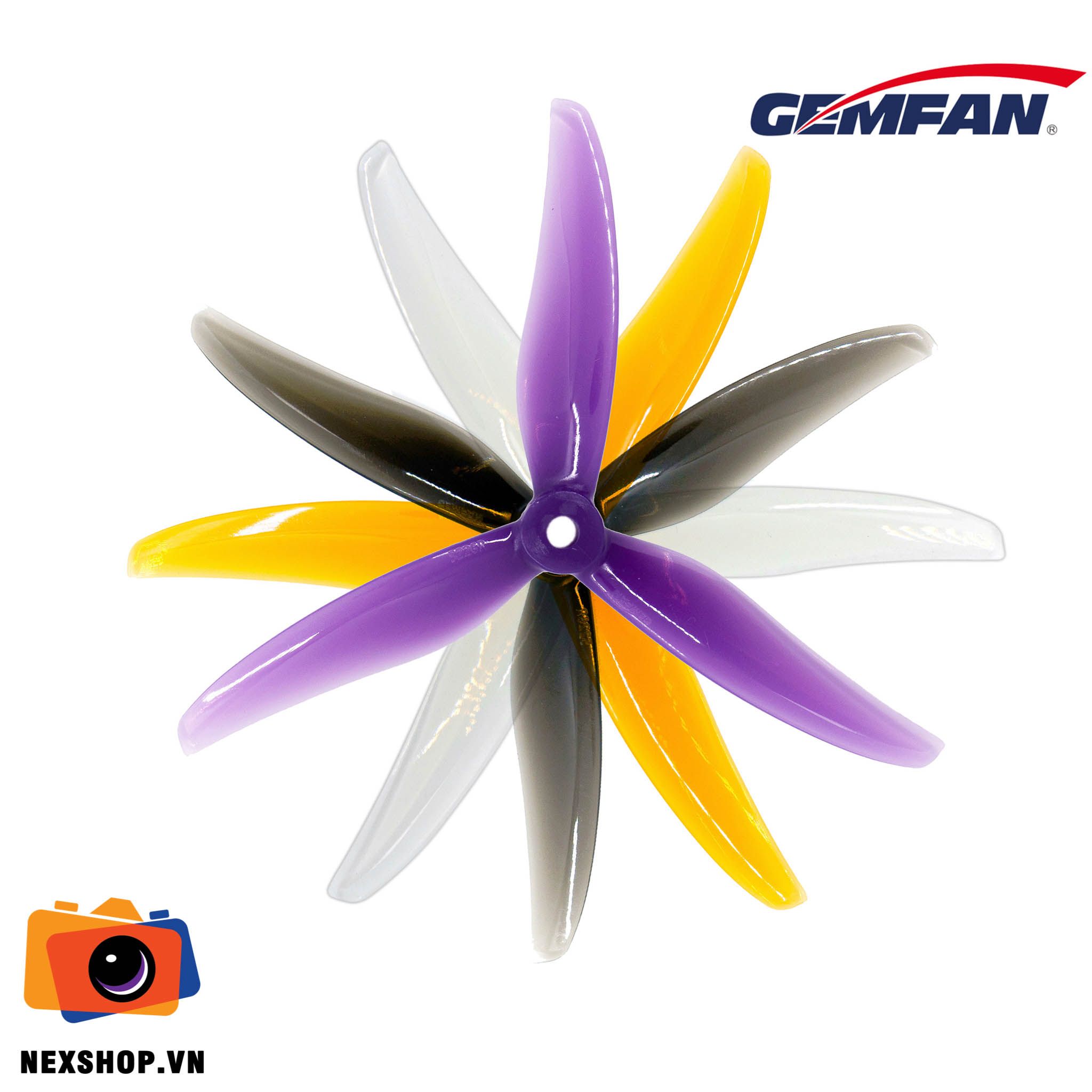 Cánh Gemfan Freestyle 5236-3 (4 cánh) | Màu xám trong | Chính hãn - thiết kế và phụ kiện