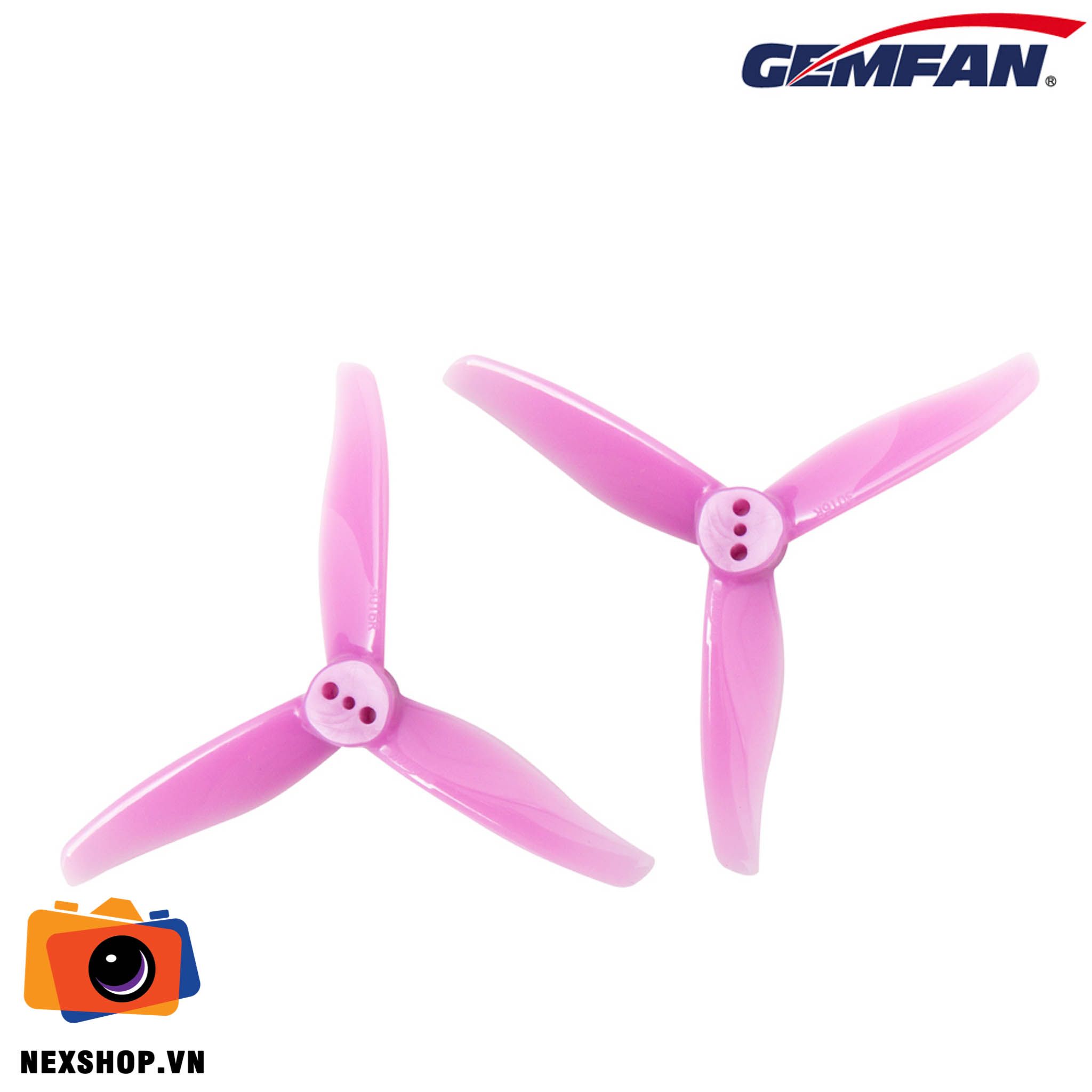 Cánh máy bay Gemfan Hurricane Durable 3 Blade 1.5mm | Màu tím