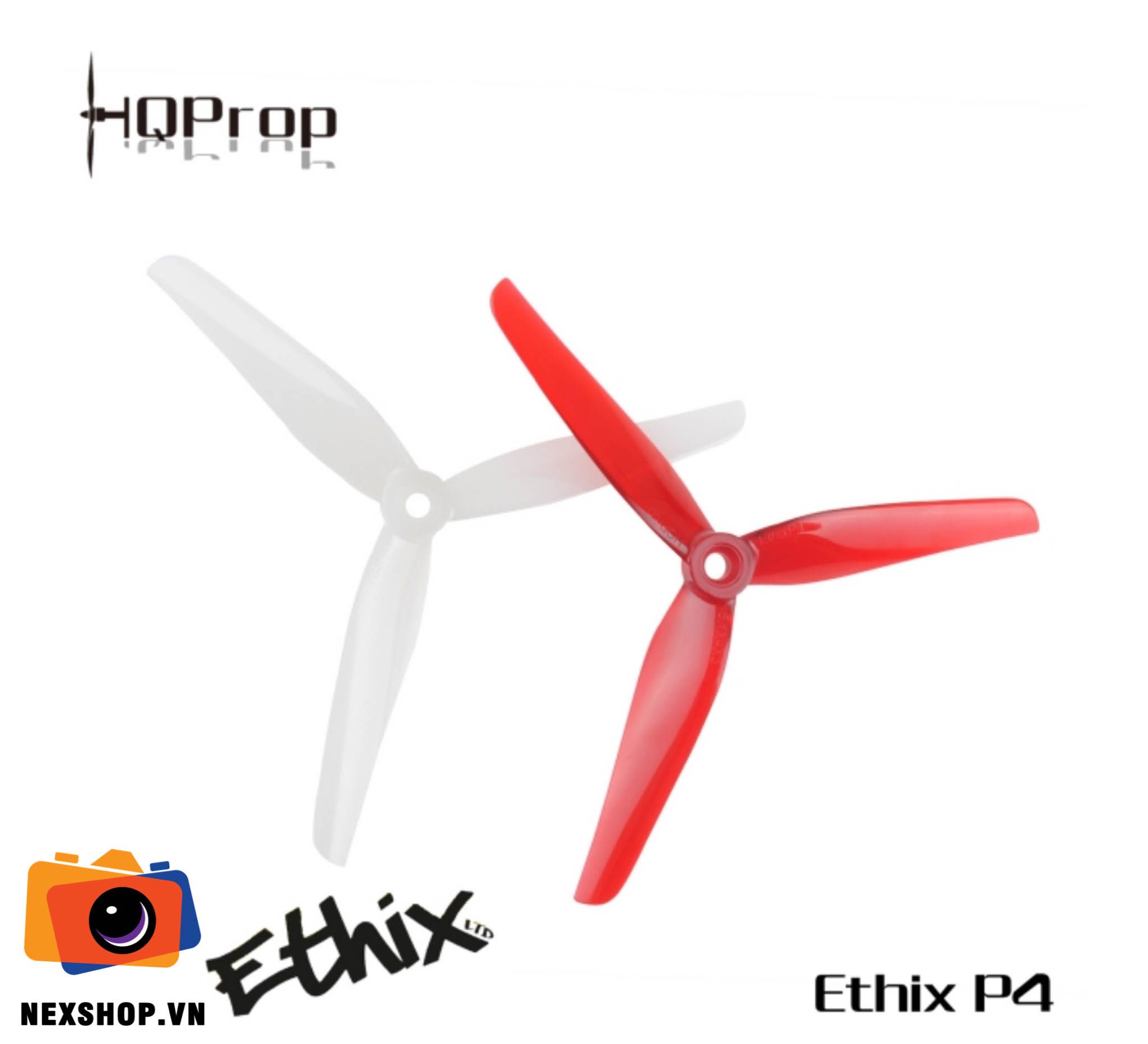 Ethix P4 Candy Cane Prop (2CW+2CCW)-Poly Carbonate