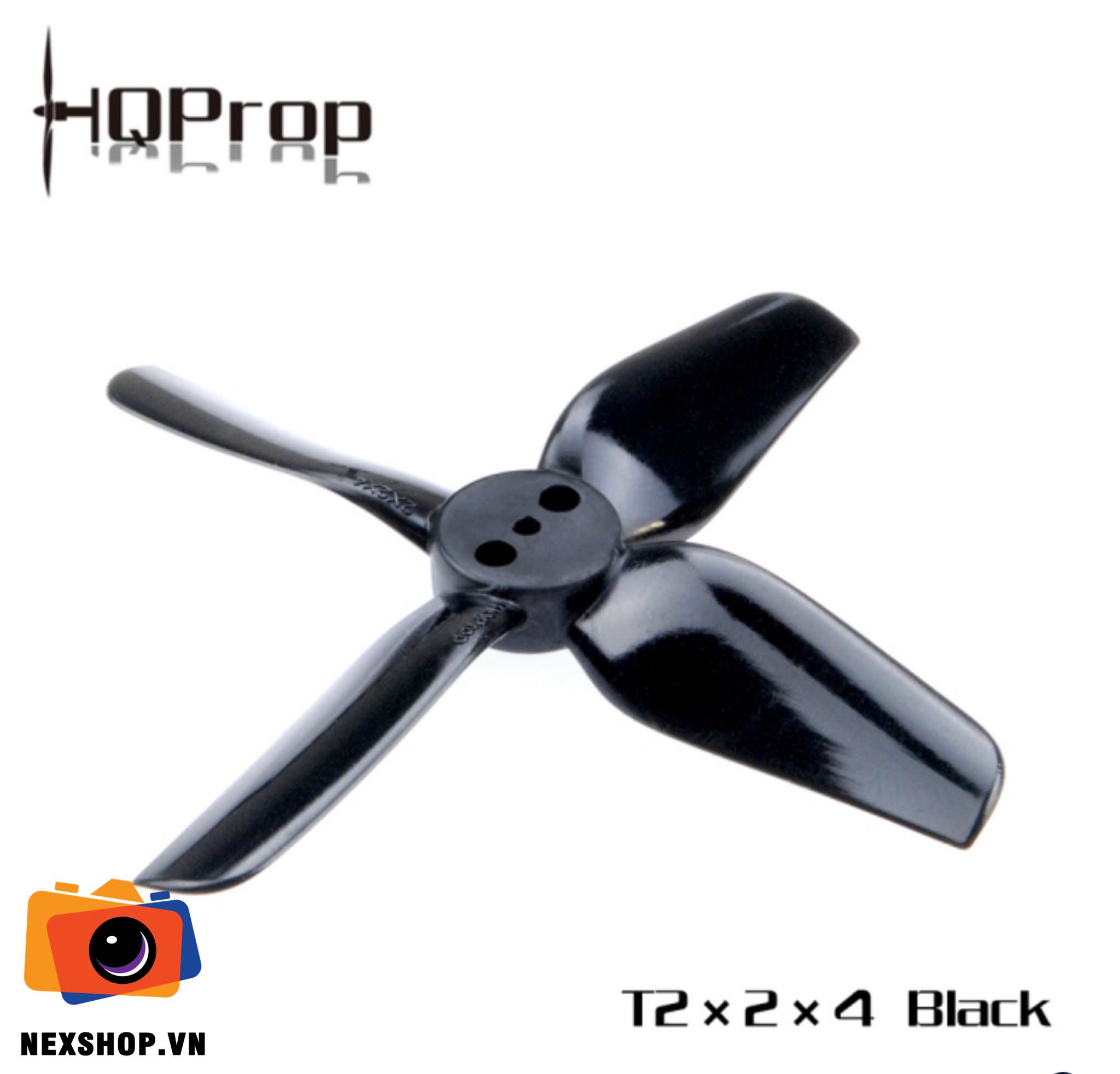 HQProp T2X2X4 Black (2CW+2CCW)-Poly Carbonate