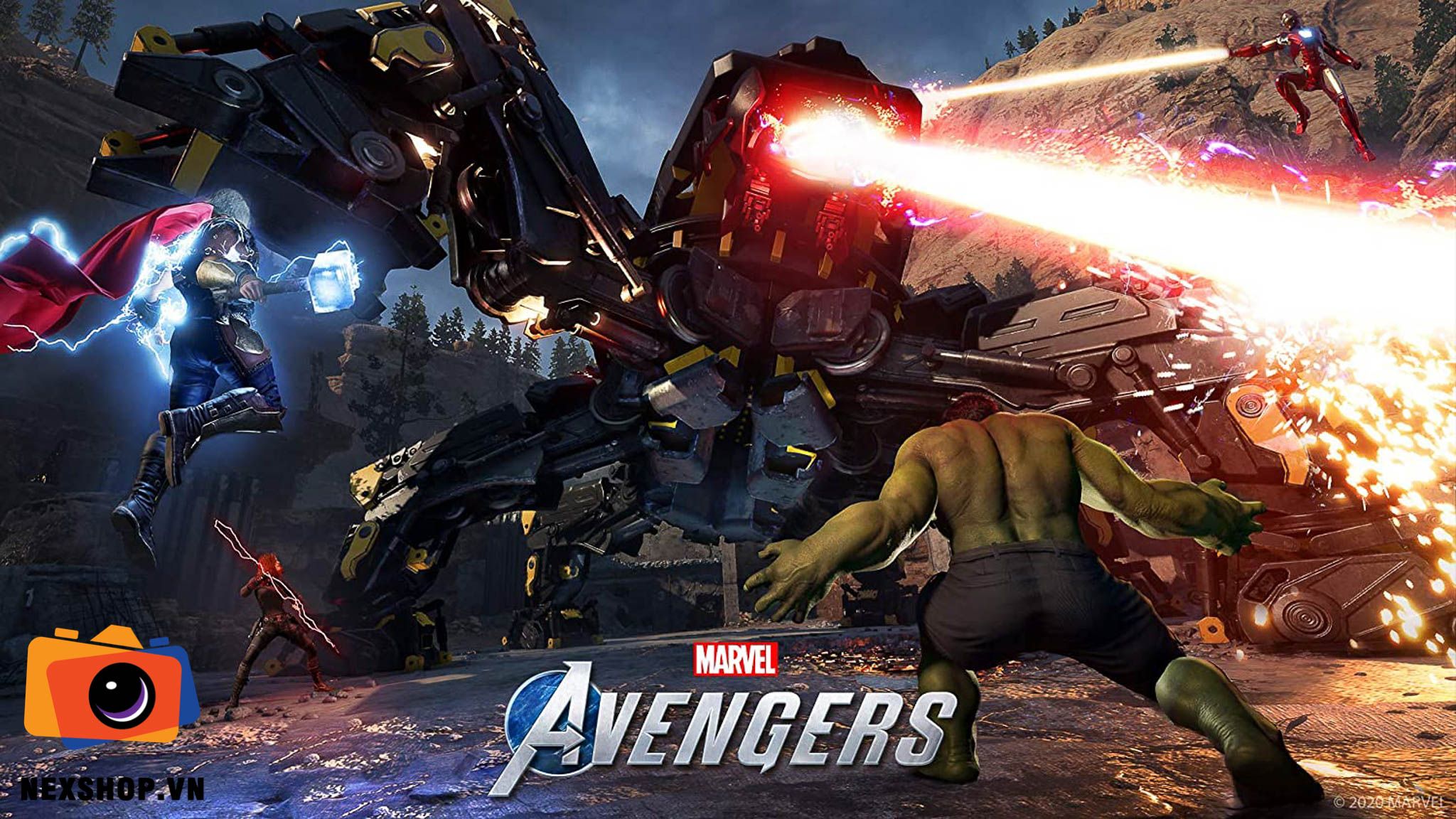 Đĩa game PS4 Avengers | Hệ US