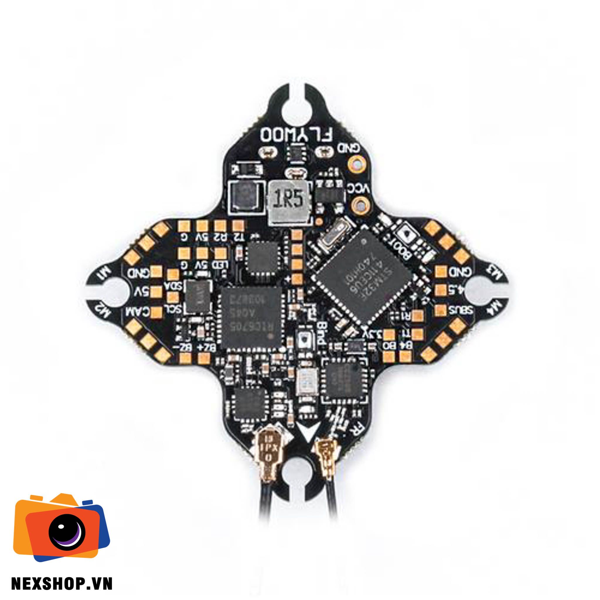 Flywoo GOKU F411 FR 1S AIO 250mw (Frsky SPI) | Chính hãng - mặt sau và phụ kiện đi kèm