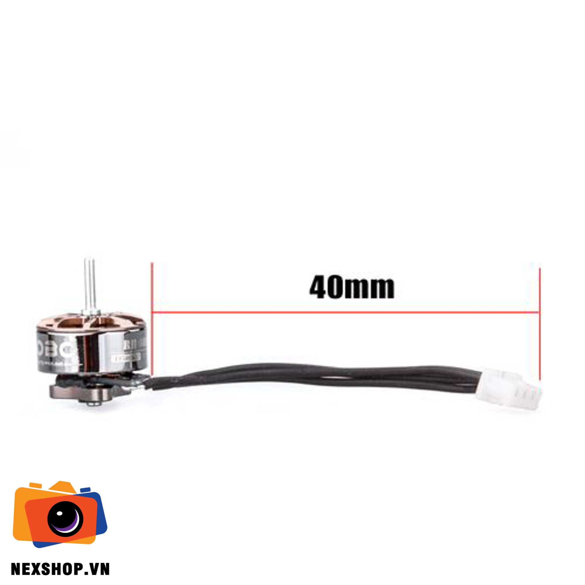 ROBO 0802 16500kv Motor (4PCS) | Động cơ mạ chính hãng - mặt sau và phụ kiện đi kèm