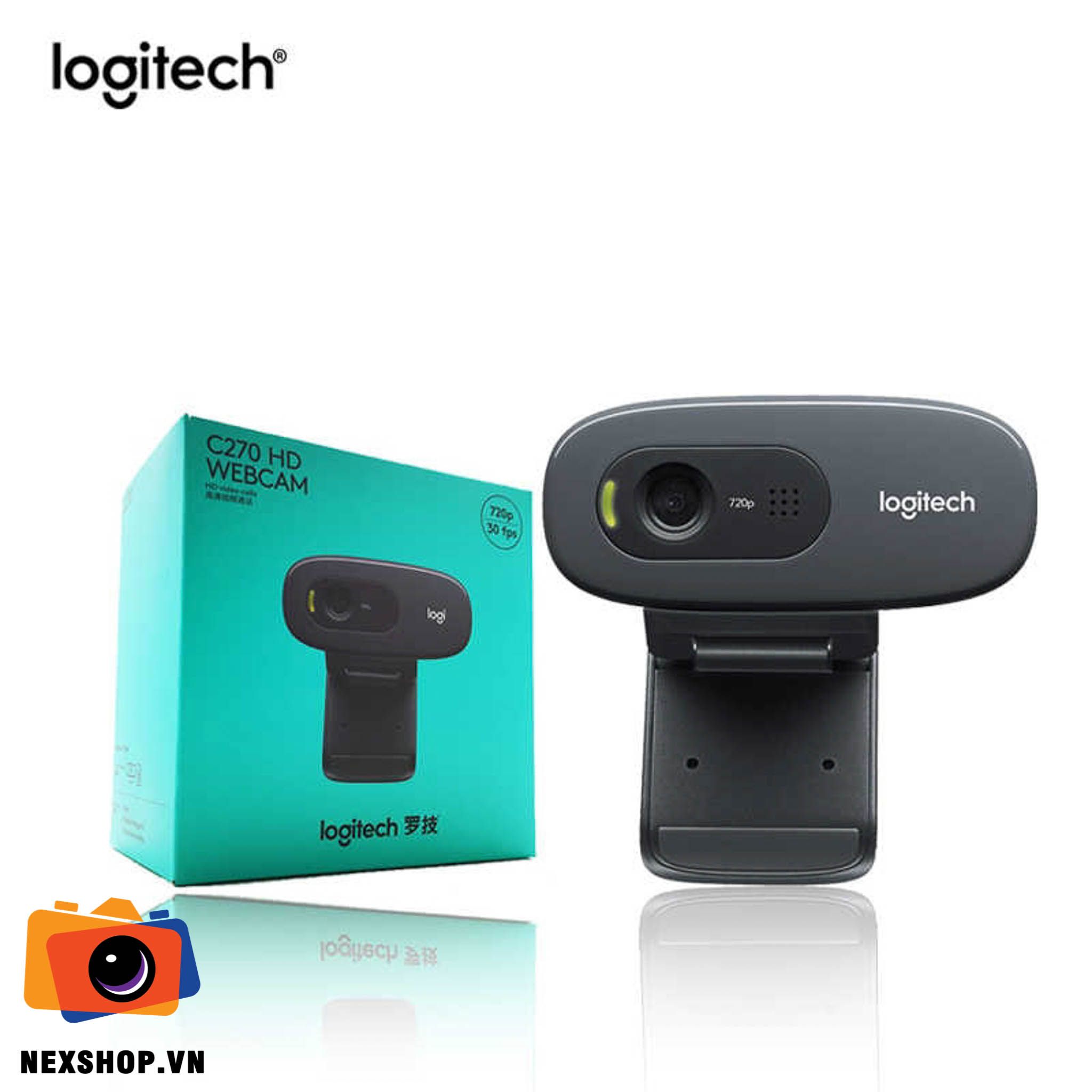 Logitech C310 HD Webcam, 720p Video Chính hãng