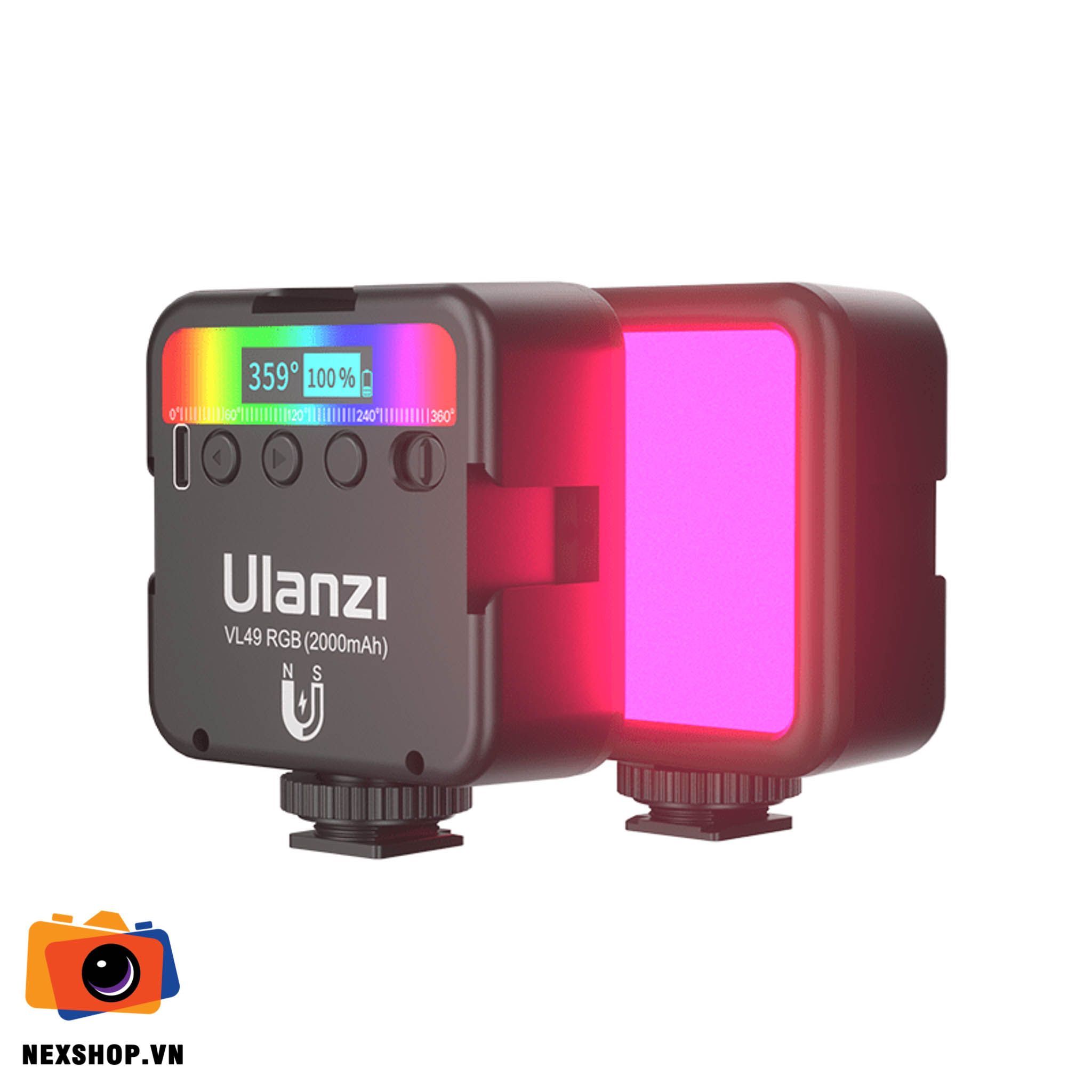 Đèn Led Ulanzi VL49 Rechargeable Mini RGB Light | Chính hãng