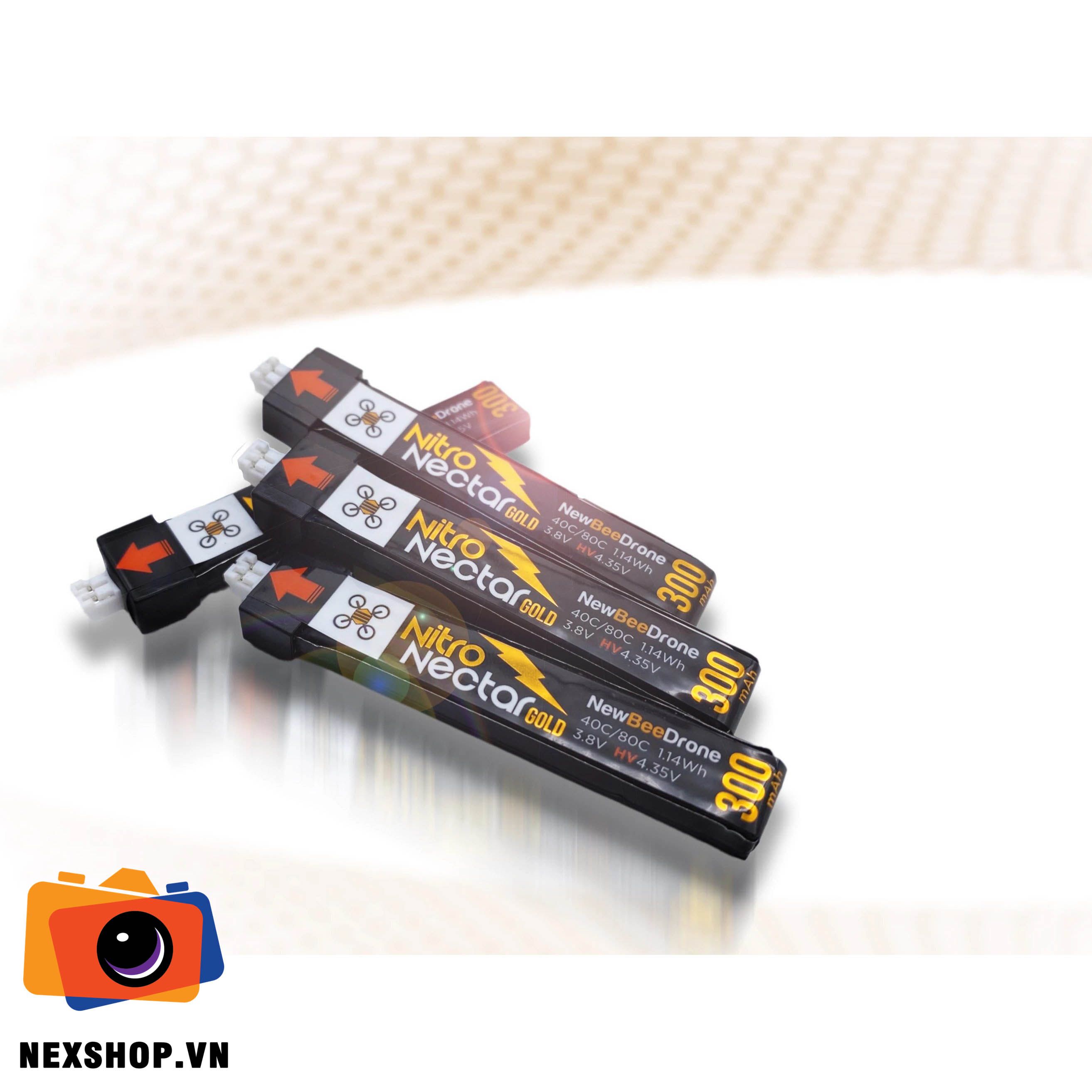 NewBeeDrone Nitro Nectar Gold 300mAh 1S HV LiPo Battery ( 1 Viên pin )