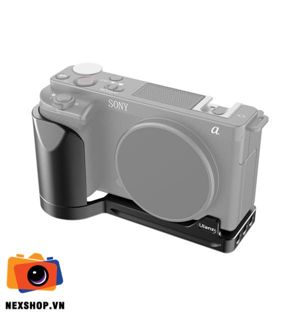 Đế gắn Ulanzi L-Plate Sony ZV-E10 R095 | Chính hãng - mặt sau và phụ kiện đi kèm