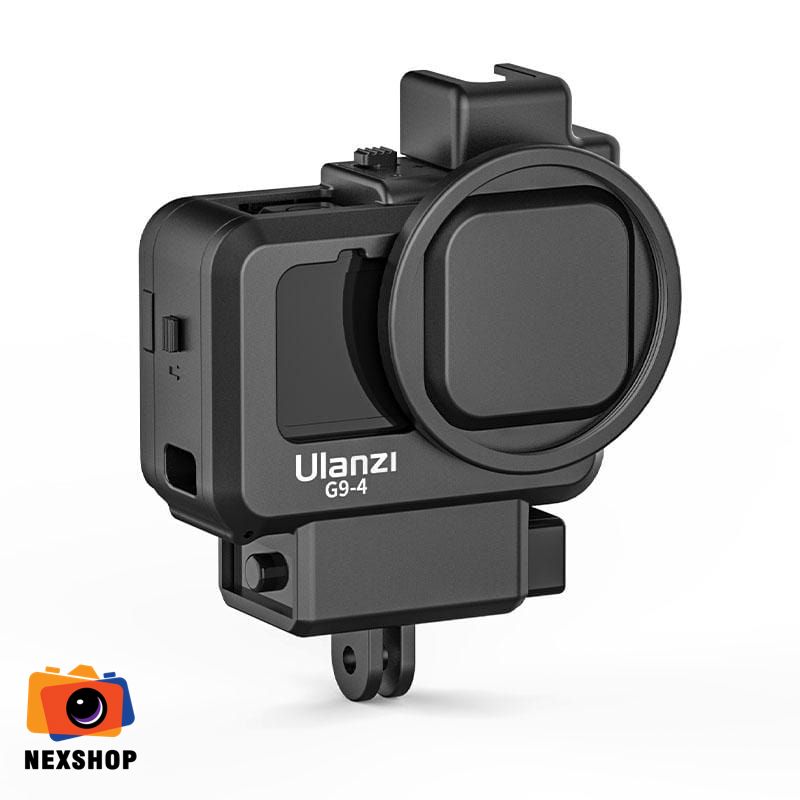 Ulanzi G9-4 Plastic Cage Cho GoPro 13/12/11/10/9 | Chính Hãng - cấu hình hộp sạc