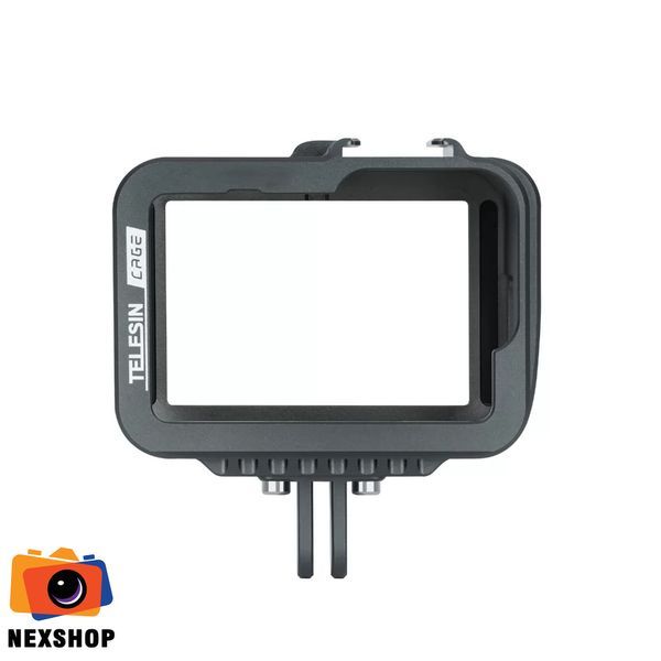 Cage nhôm CNC cho GoPro Hero 10/9 Black | Chính hãng Telesin - khả năng kết nối thiết bị