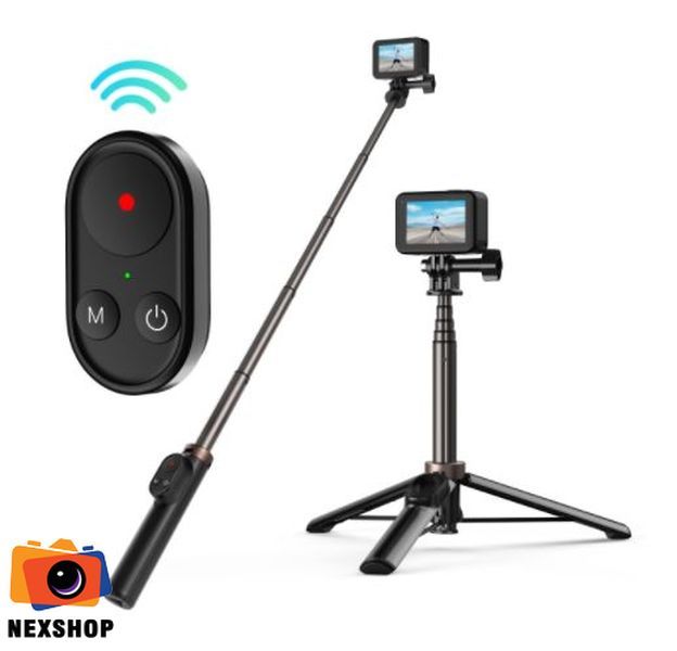 Gậy Vlog kèm Remote điều khiển cho Gopro Hero 10/9/8 and Max — Telesin chính hãng tại NexShop cho GoPro Hero