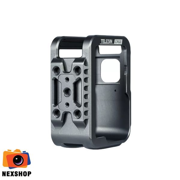 Cage nhôm CNC cho GoPro Hero 10/9 Black | Chính hãng Telesin