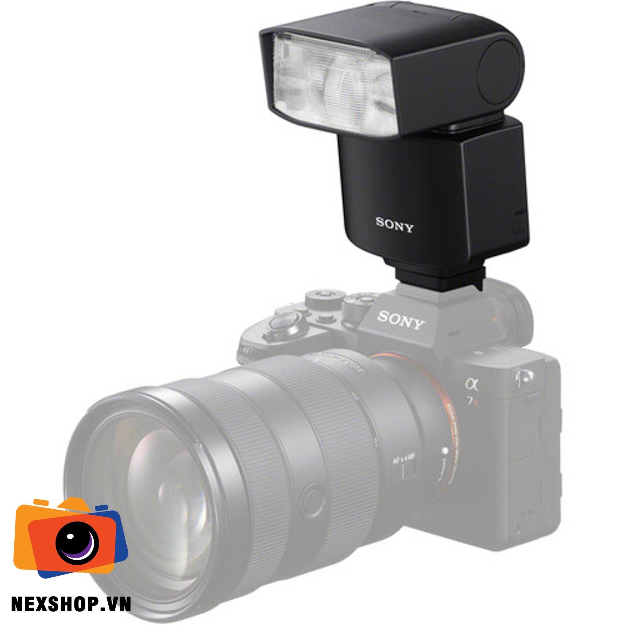 Đèn Flash Sony HVL-F46RM | Chính hãng, Công suất cao - cấu hình hộp sạc
