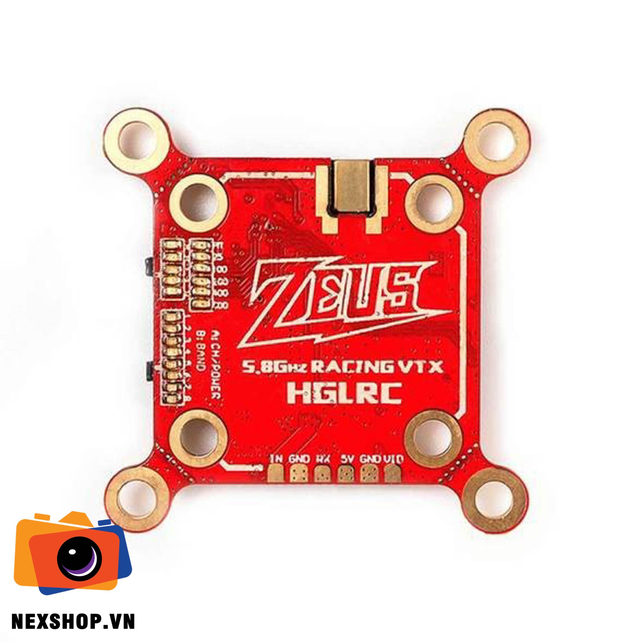 HGLRC Zeus 800mW Smart Mounting 20x20 / 30x30 VTX